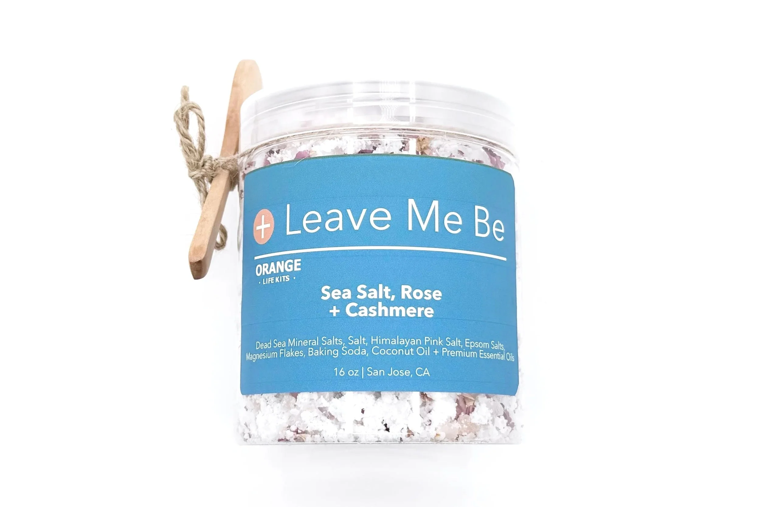Leave Me Be Bath Soak | Sea Salt, Rose + Cashmere |  The Boundaries Collection | 16 oz