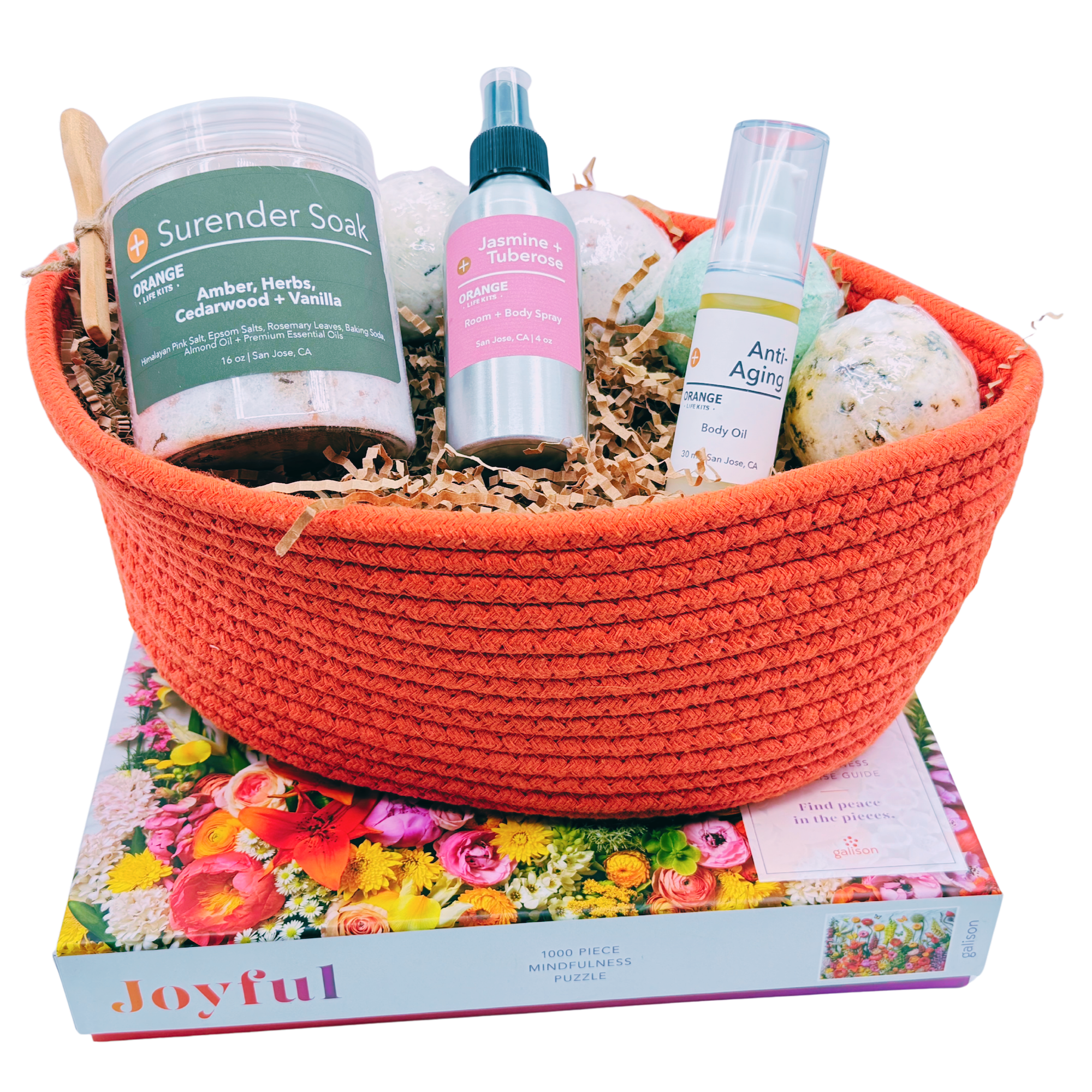 Happy Retirement Gift Basket | Puzzle, Bath Salts + More
