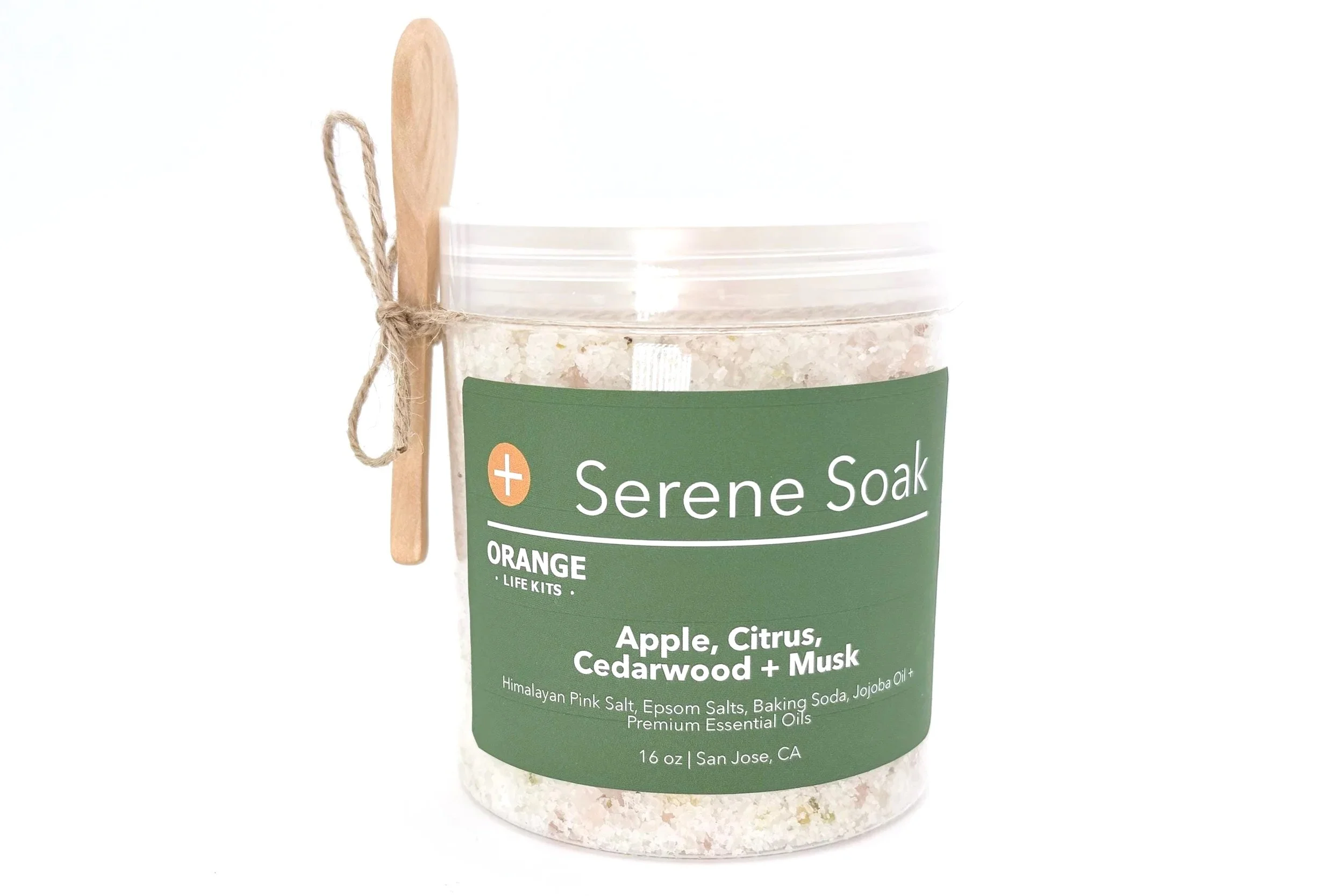 Serene Soak Bath Salts | Apple, Citrus, Cedarwood + Musk | The 'S' Collection | 16 oz