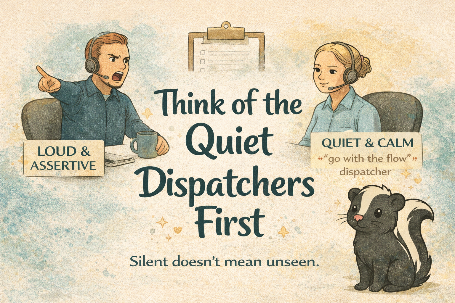 The Quiet Ones Deserve a Voice: Rethinking Fairness in the Dispatch Center