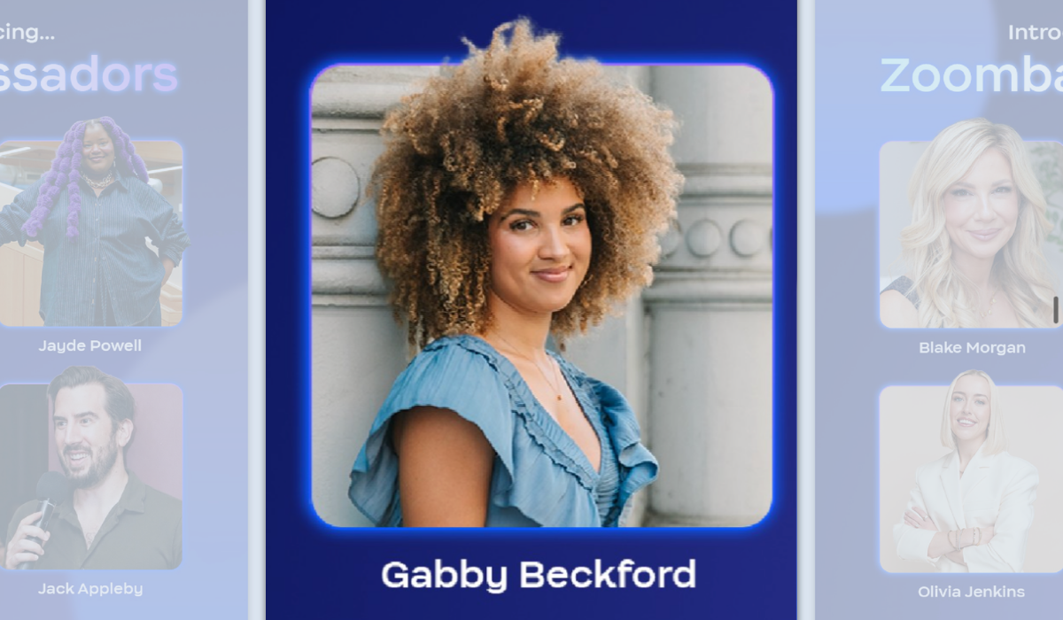 Zoom Selects Gabby Beckford as One of 12 Creators for Inaugural Zoombassador Cohort