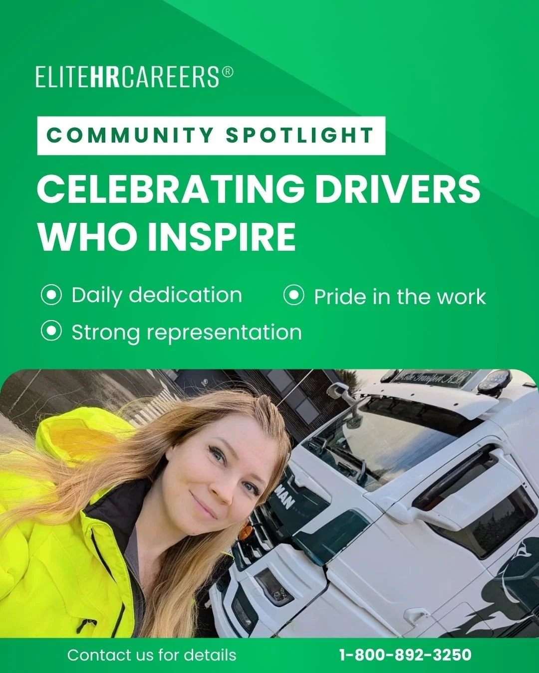 🚛✨ Community Spotlight: @trucker.cassie

Cassie is proof that strength, skill, and heart can take you far in trucking. From long routes to everyday wins, she shows what it looks like to stay committed and confident on the road.

We love celebrating 