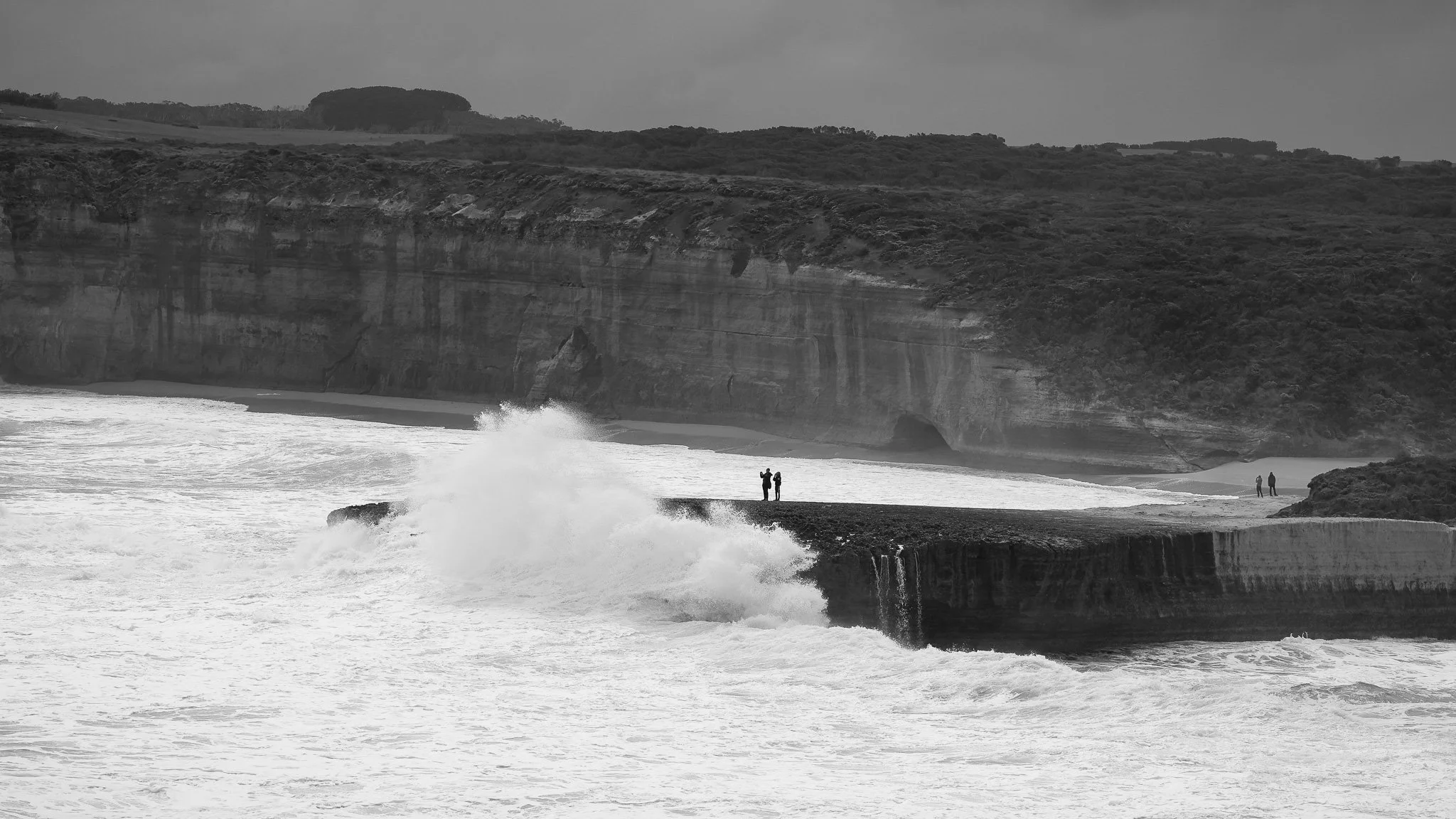 Photographer of the Year 2025 - Black and White: Highly Commended ("Ocean Power", The Great Ocean Road 2025)
