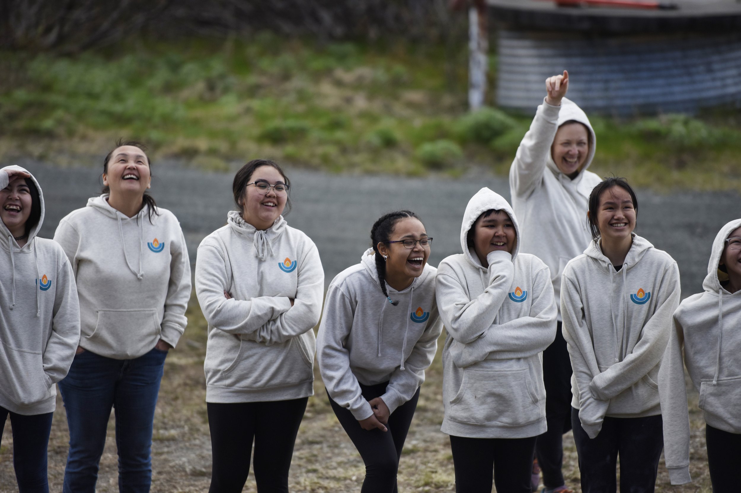 BBF Staff and Campers at Togiak Culture Camp