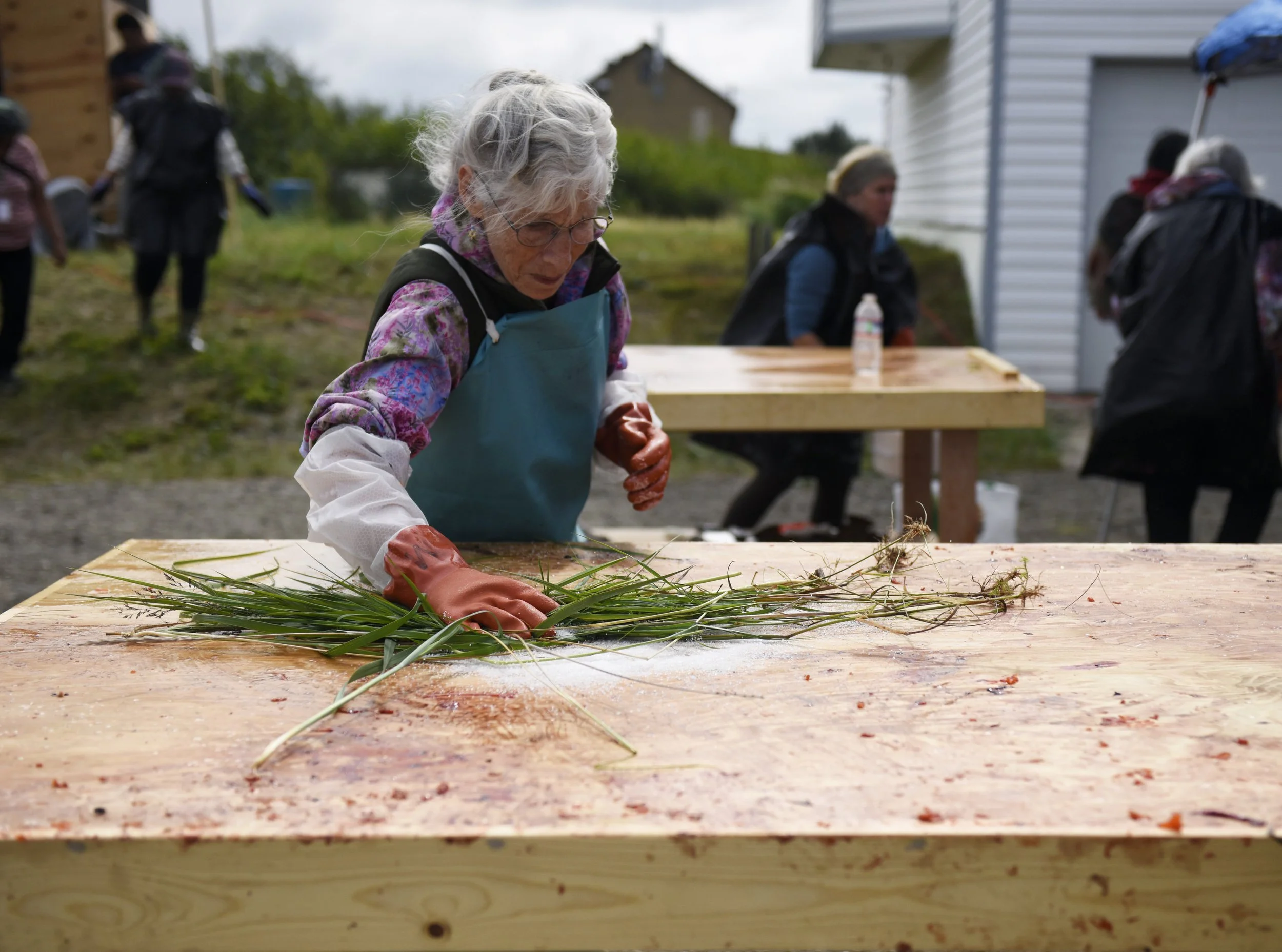 BJ Hill at Naknek Culture Camp