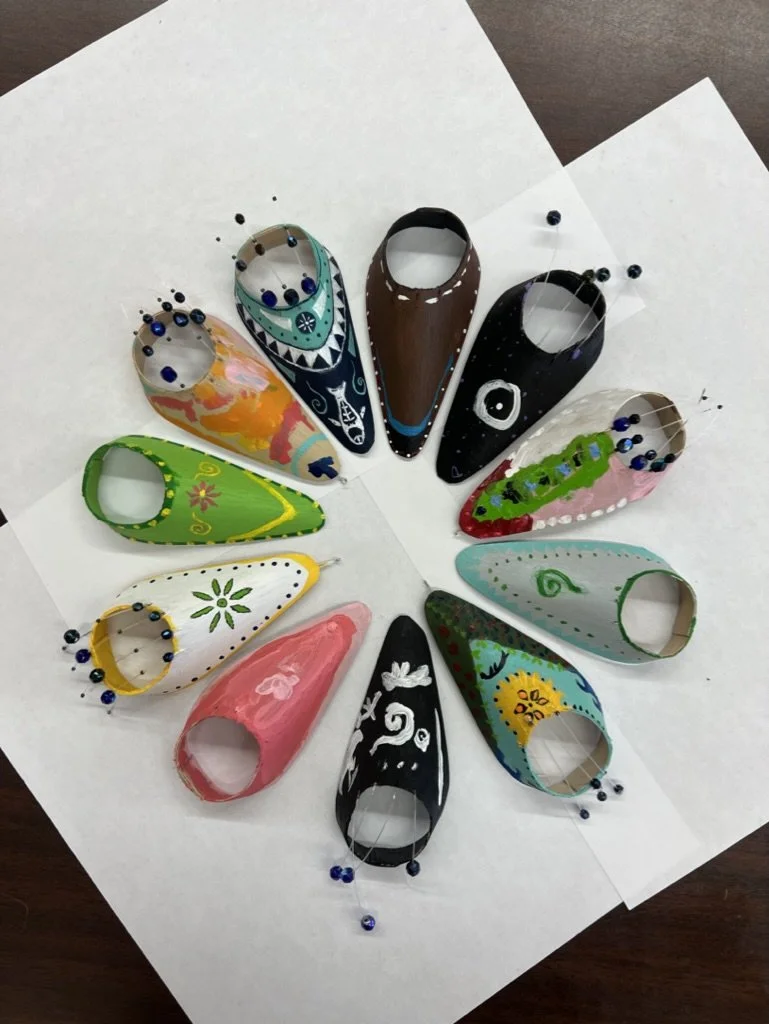 Alutiiq Visors at Culture Camp