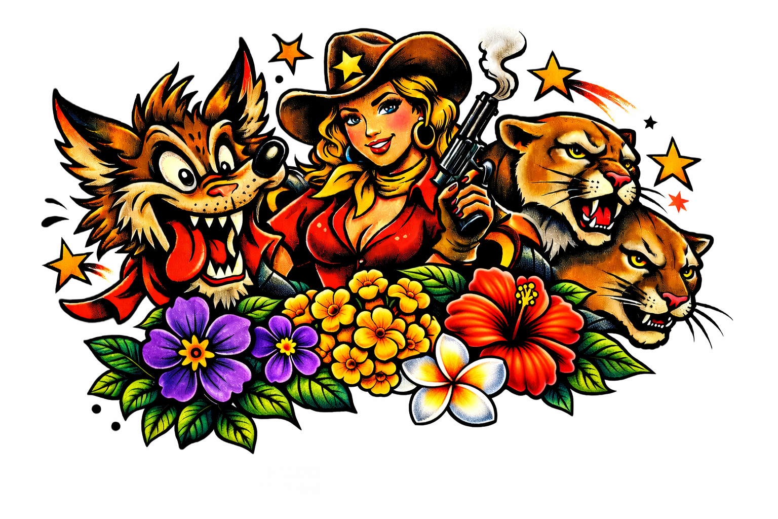 Flower Cow Girl