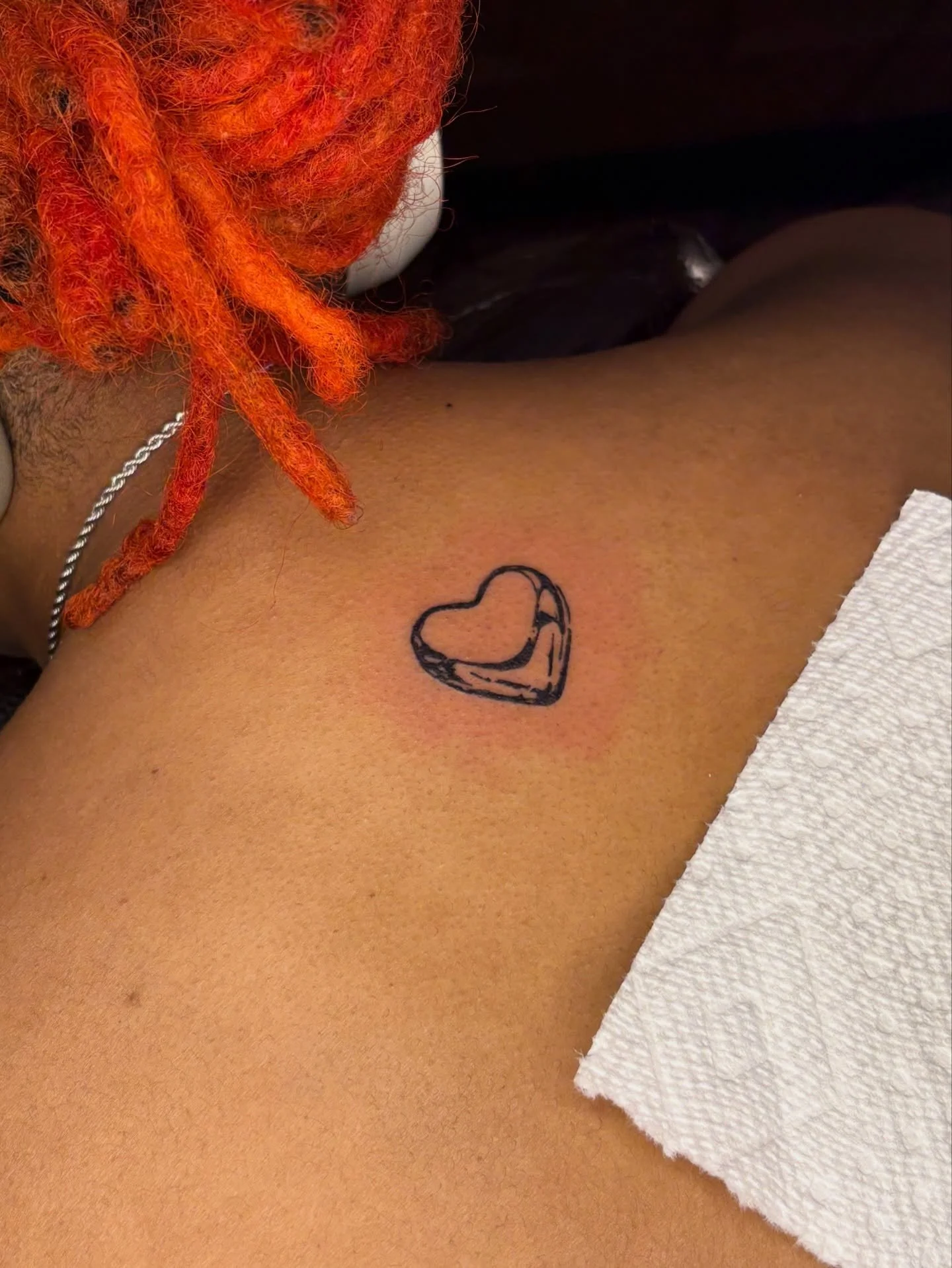 swaggy flash chrome heart for kayo!!

tysm for getting my flash as always 😎 such a cool spot

#columbustattooers#chrometattoo