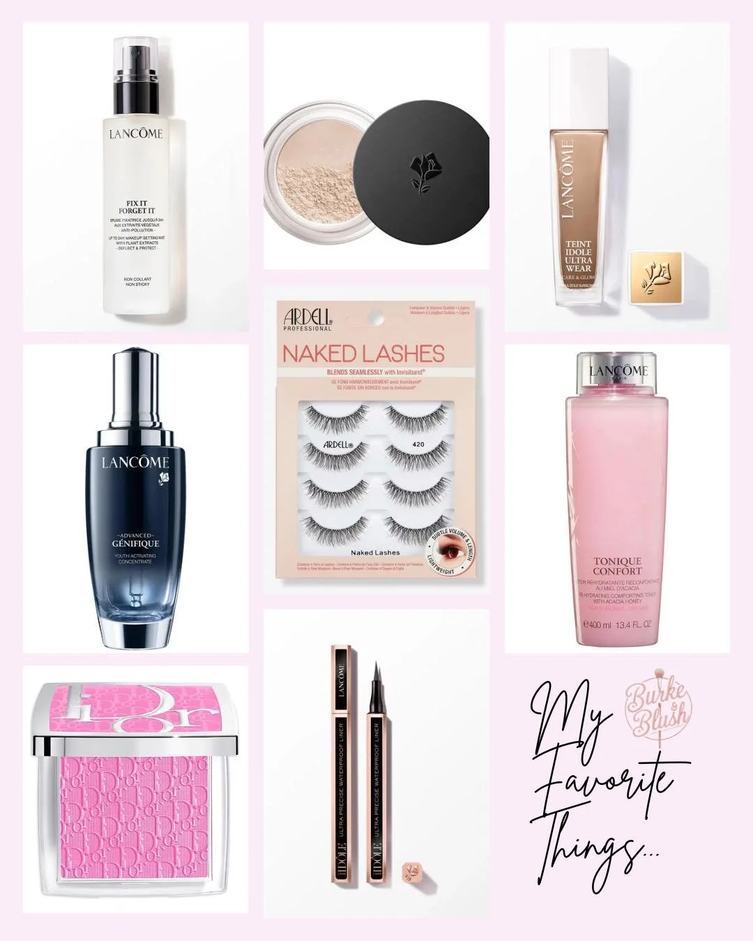 My Top 7 Makeup Essentials I Can&rsquo;t Work Without 💄✨

Every makeup artist has their ride-or-die products, and these are the ones I always reach for:

1️⃣ Lanc&ocirc;me Advanced G&eacute;nifique Serum &ndash; $88+
The ultimate skin prep that give