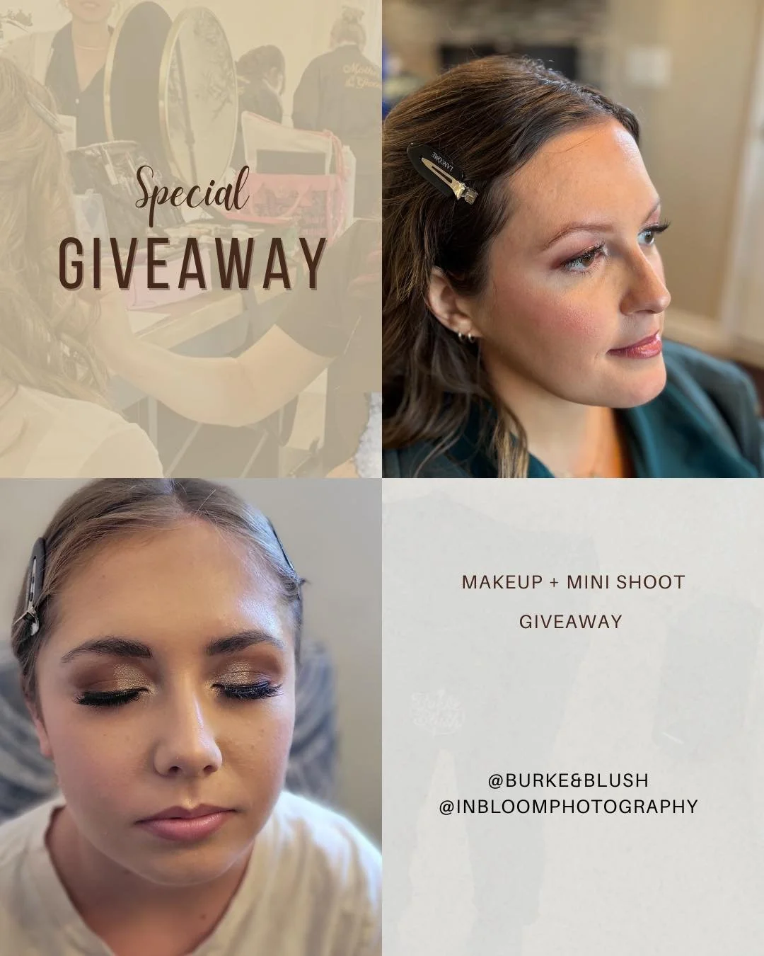 ✨ Makeup + Mini Shoot Giveaway ✨

I&rsquo;m teaming up with In Bloom Photography to give one lucky winner a full glam session + mini photoshoot! Perfect for updating your portfolio, celebrating yourself, or just having a fun beauty day.

The prize in