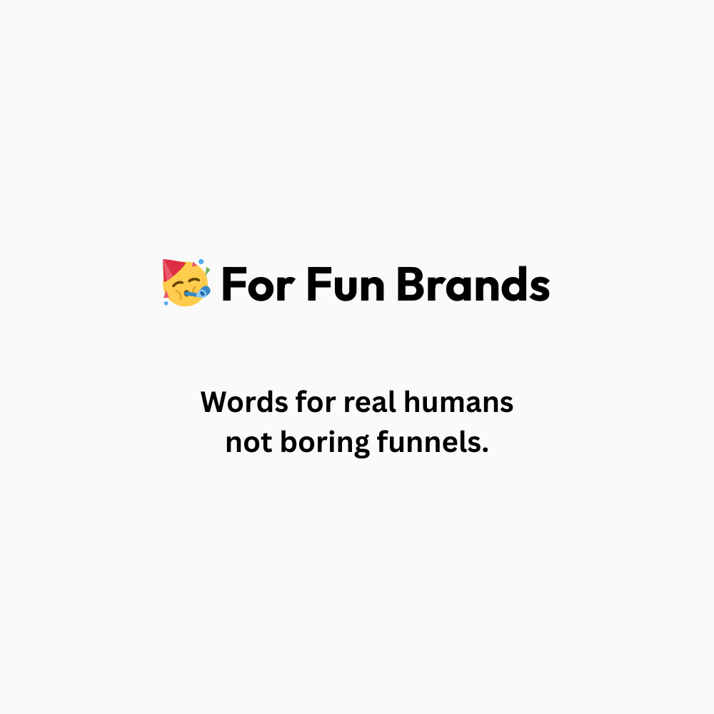 🥳 For Fun Brands