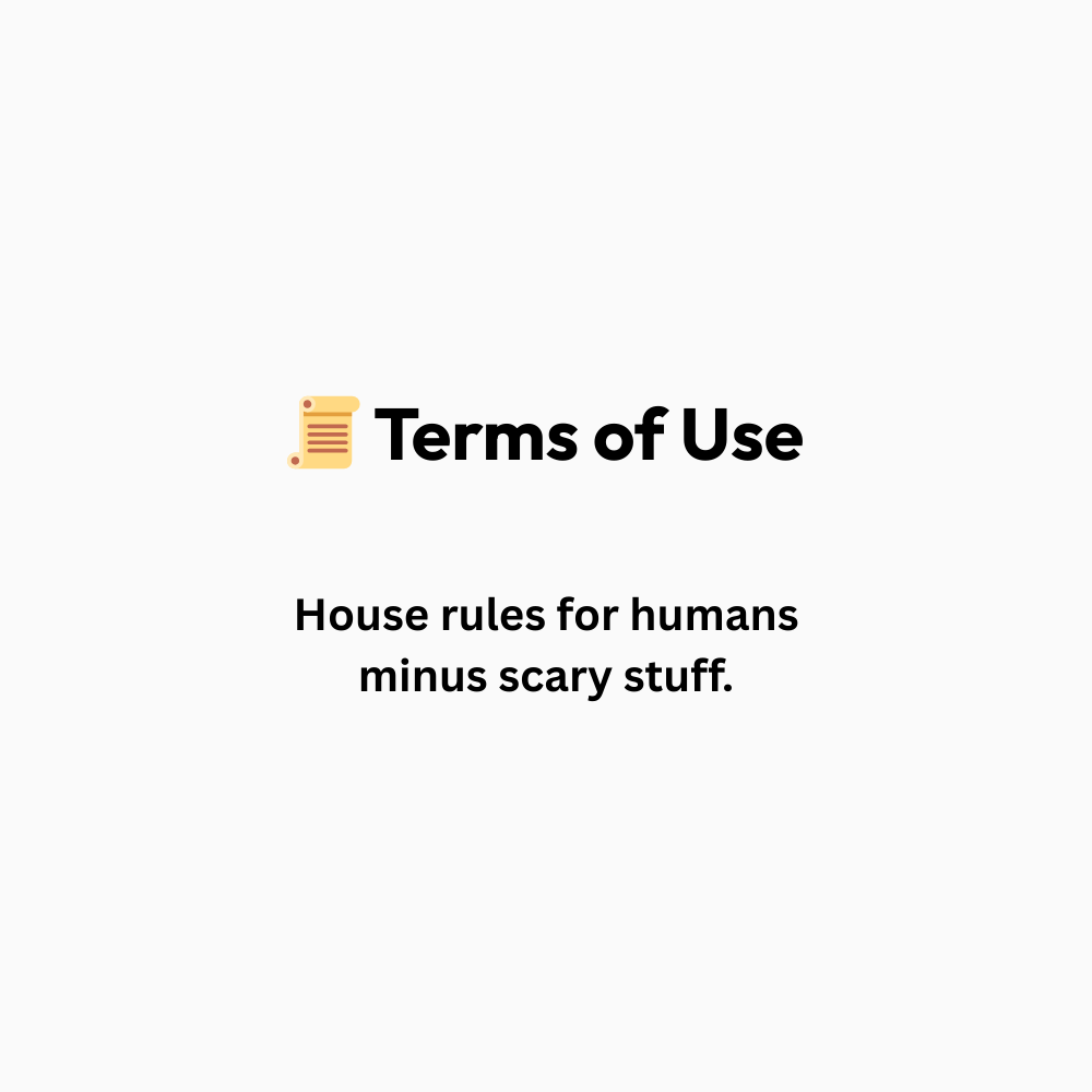 📜 Terms of Use