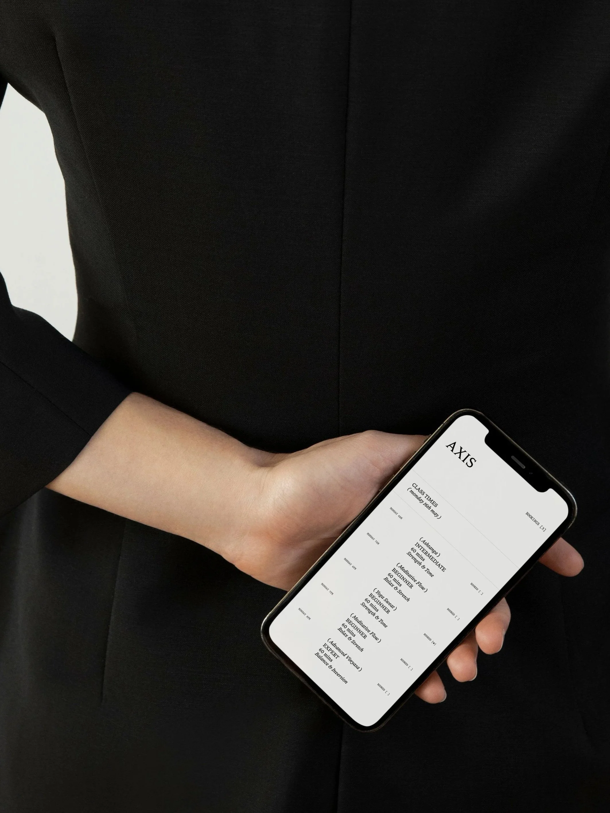 Website design for Axis Yoga Studio — Squarespace web design and brand identity by Signet Studio Australia