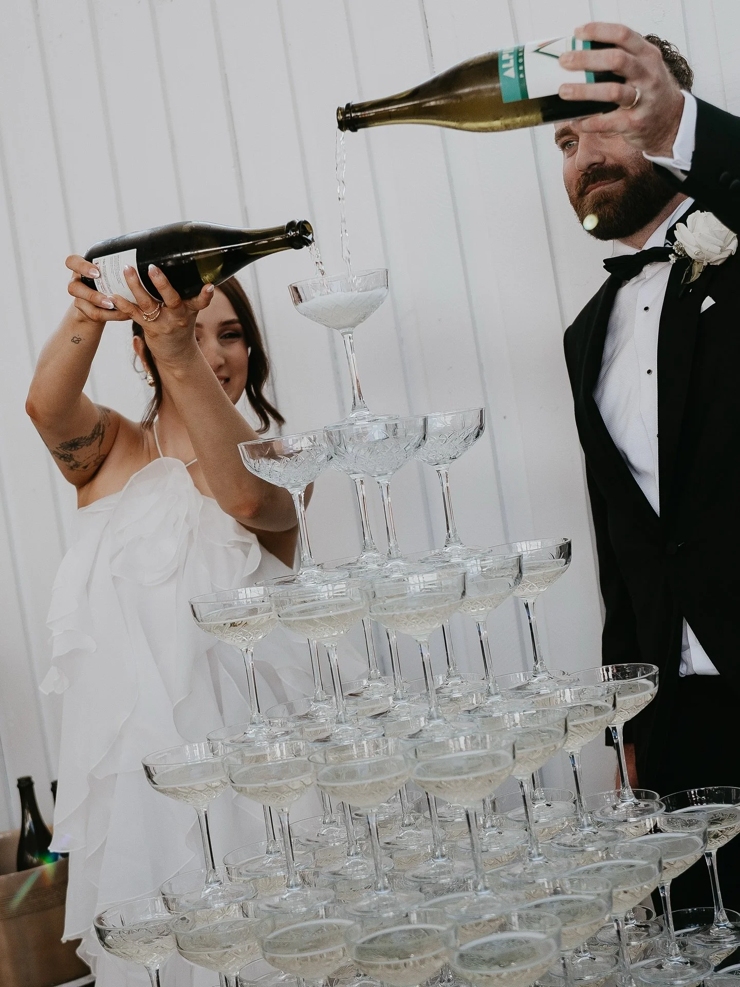 taylah &amp; james birkinshaw ♡ congratulations to the newly weds! 

Venue @therefinery__
Celebrant @libellecelebrancy
Photo &amp; Video @irisfaithphotoandfilm
Florals @garden.graffiti
Entertainment @cutarugdj
Cake @stickyfingerscakeco
Makeup @face.b