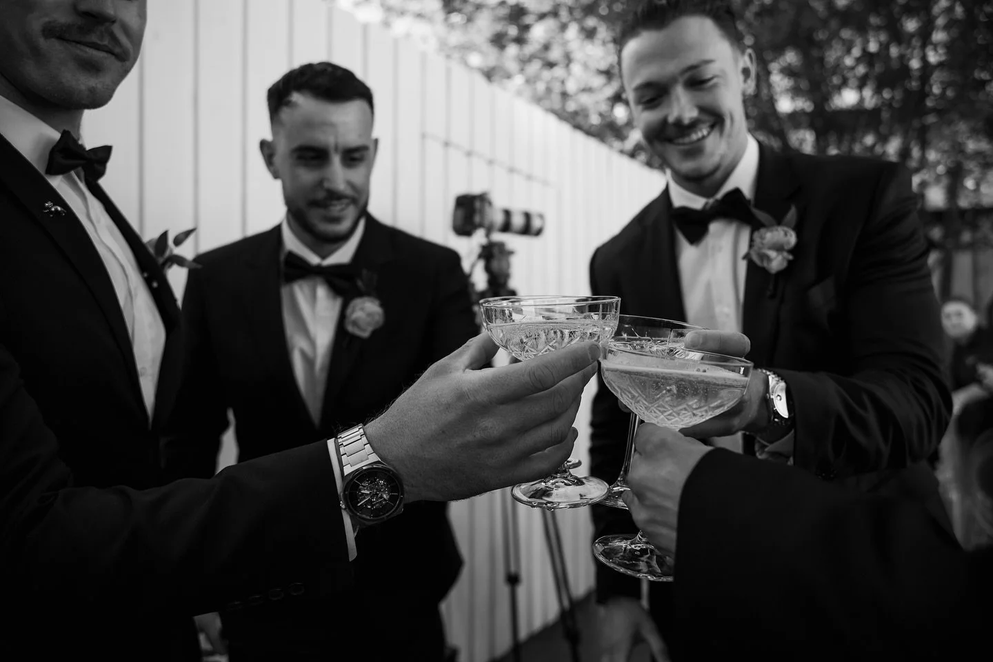 a perfect toast to forever ♡

Venue @therefinery_
Celebrant @libellecelebrancy
Photo &amp; Video @irisfaithphotoandfilm
Florals @garden.graffiti
Entertainment @cutarugdj
Cake @stickyfingerscakeco
Makeup @face.bykate
Hair @blowlaundry
Champagne Tower 