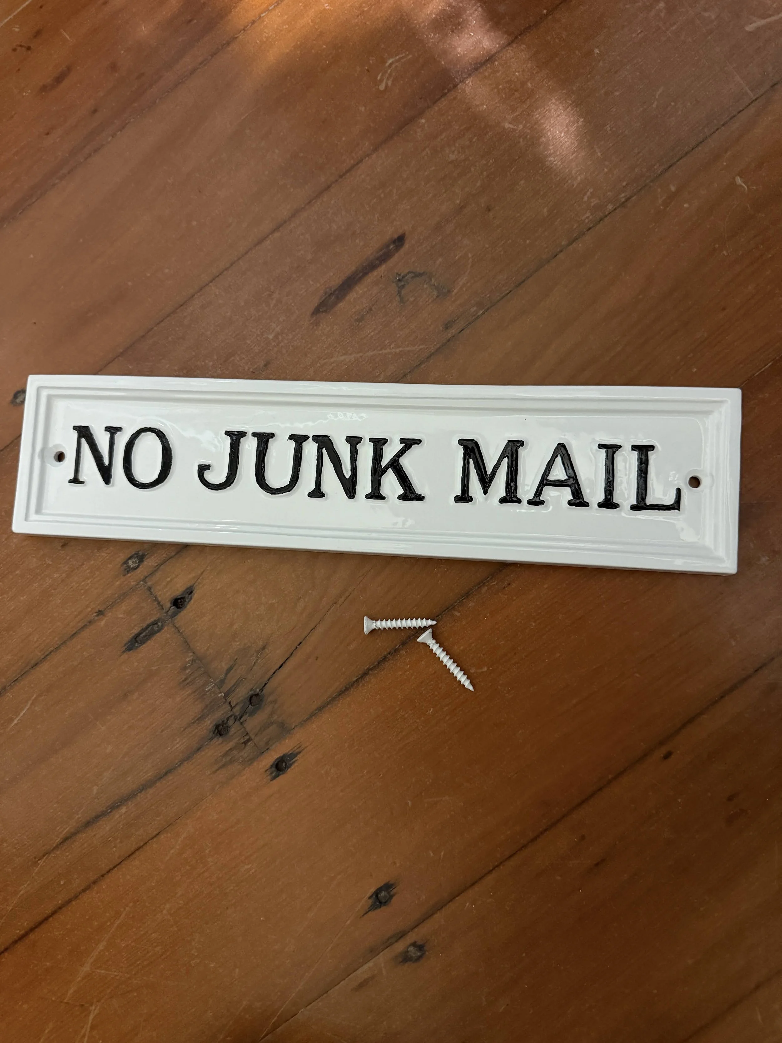 No Junk Mail