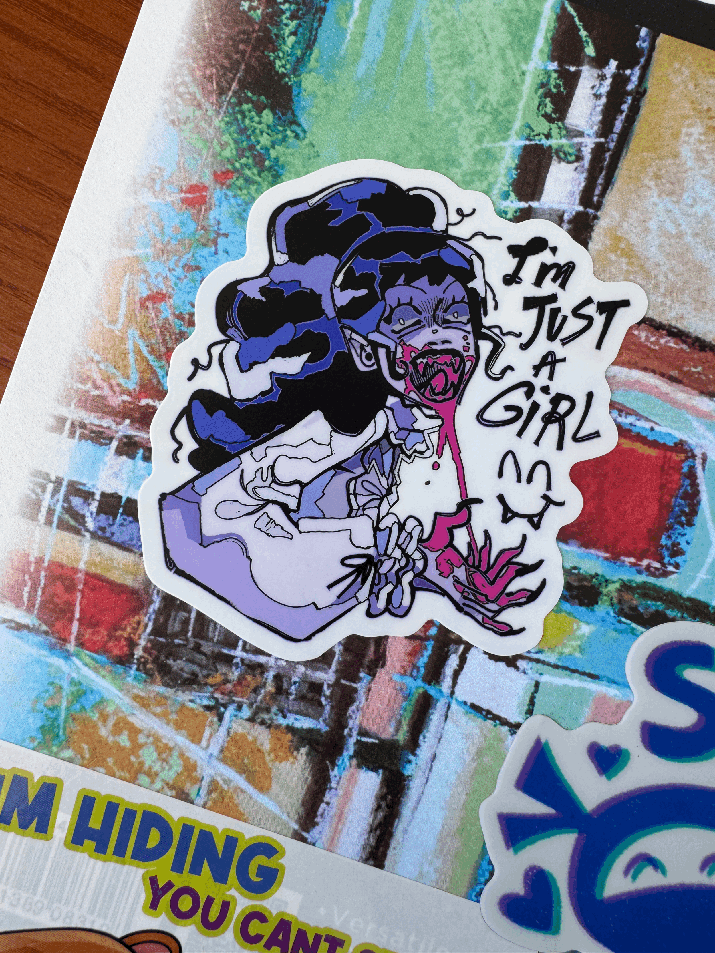 I am Just a Girl sticker