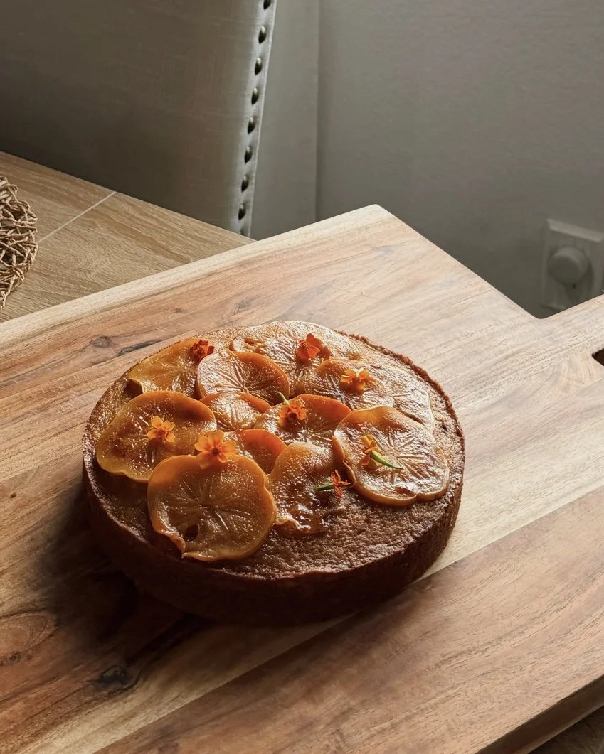 Persimmon Olive Oil Cake