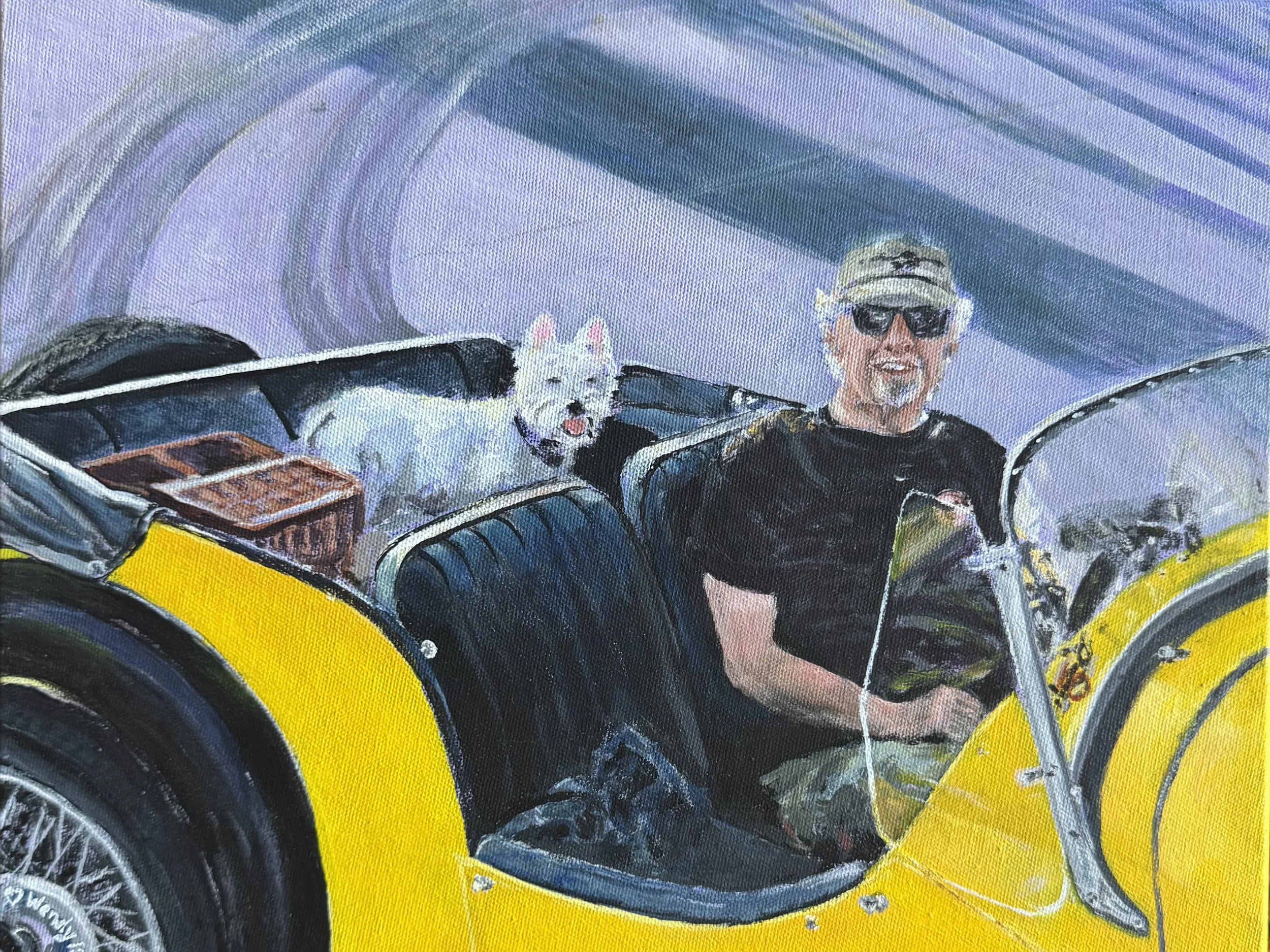 An Old English Car Guy with Salty