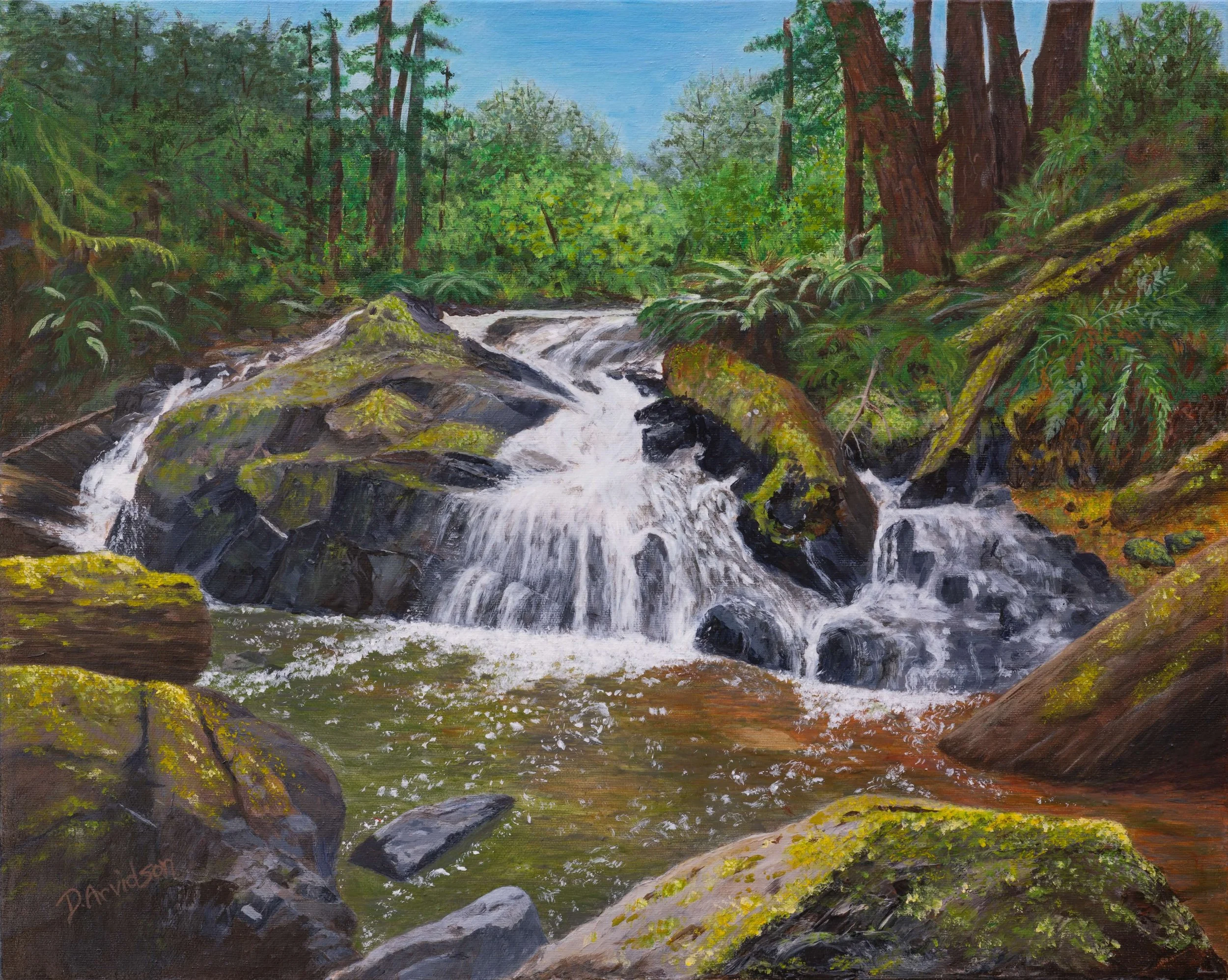 Falls on Quadra Island