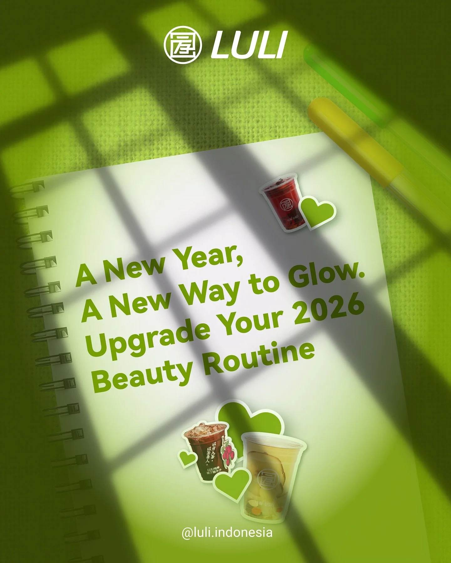 Tahun baru nggak harus dimulai dengan perubahan besar. Kadang, cukup dimulai dari hal kecil yang bikin tubuh terasa lebih diperhatikan.

Mulai lebih sadar dengan apa yang kamu konsumsi. Luangkan waktu untuk membersihkan wajah sebelum tidur. Istirahat