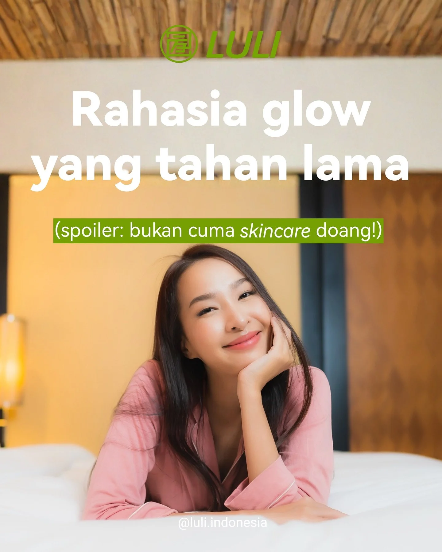Makeup memang bisa bantu kilau seketika. Skincare bantu lewat permukaan.

Tapi ada satu hal lagi yang bikin glow kamu awet lebih lama dan everlasting lho.

Kamu bisa tebak nggak part yang &ldquo;misterius&rdquo; di konten ini? Coba jawab di kolom kom