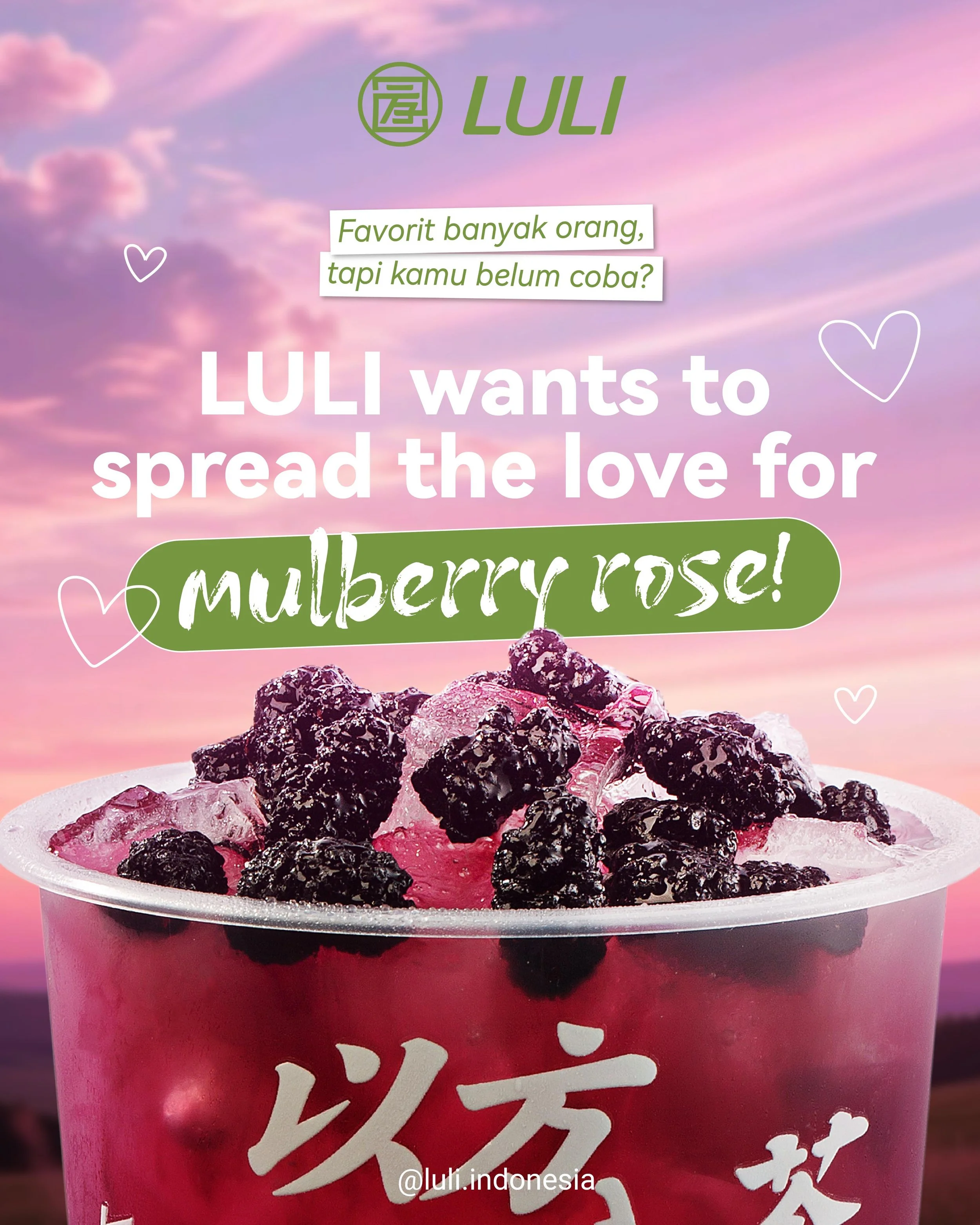 Favorit banyak orang, tapi kamu belum coba?👀

Nikmati kesegaran buah mulberry asli dipadu aroma mawar yang calming dari Mulberry Rose!

🎁 Periode terbatas, hanya 25ribu untuk pembelian gelas kedua!

Yukk, serbu outlet LULI sekarang juga!
#LuliIndon