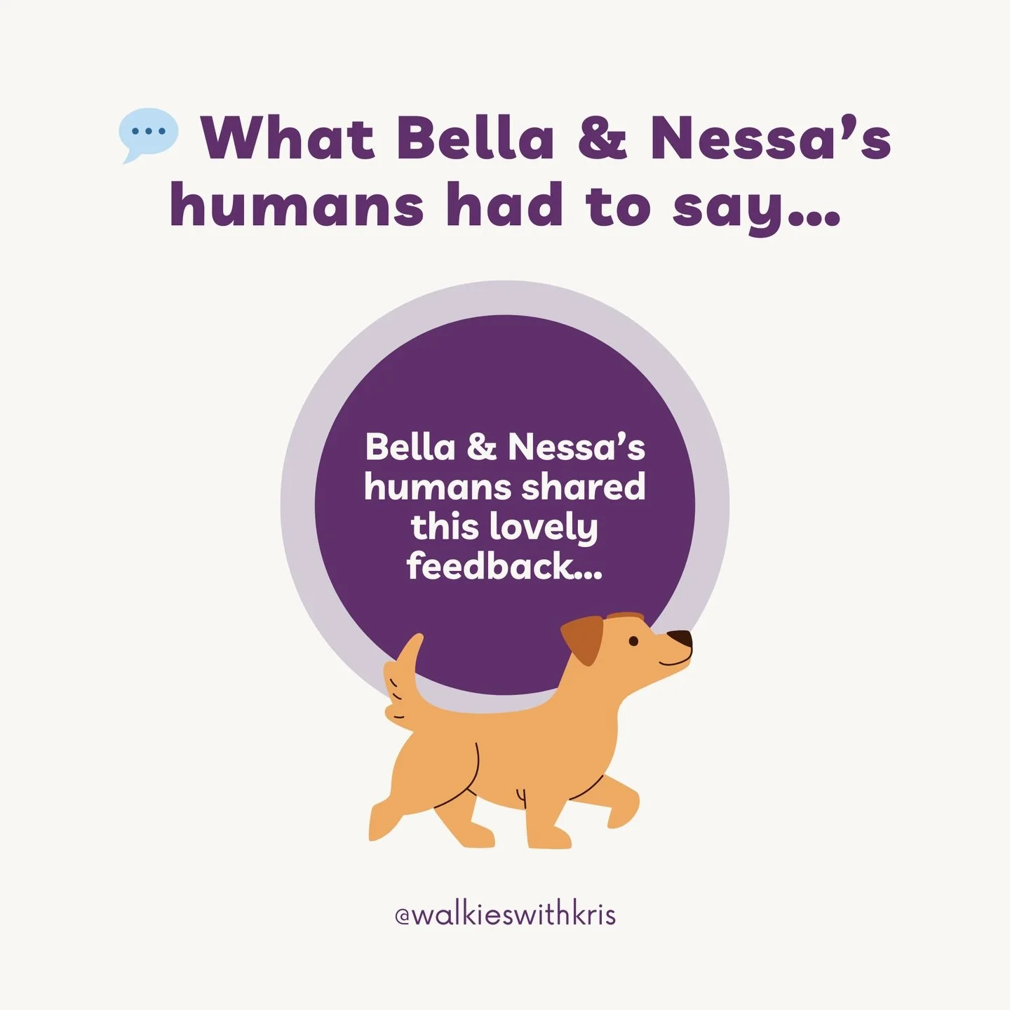 There&rsquo;s nothing better than hearing that the dogs (and their humans!) are happy 🐾💜

Bella &amp; Nessa have been such lovely members of the pack, and it means the world when owners take the time to share feedback like this ✨

Looking after som