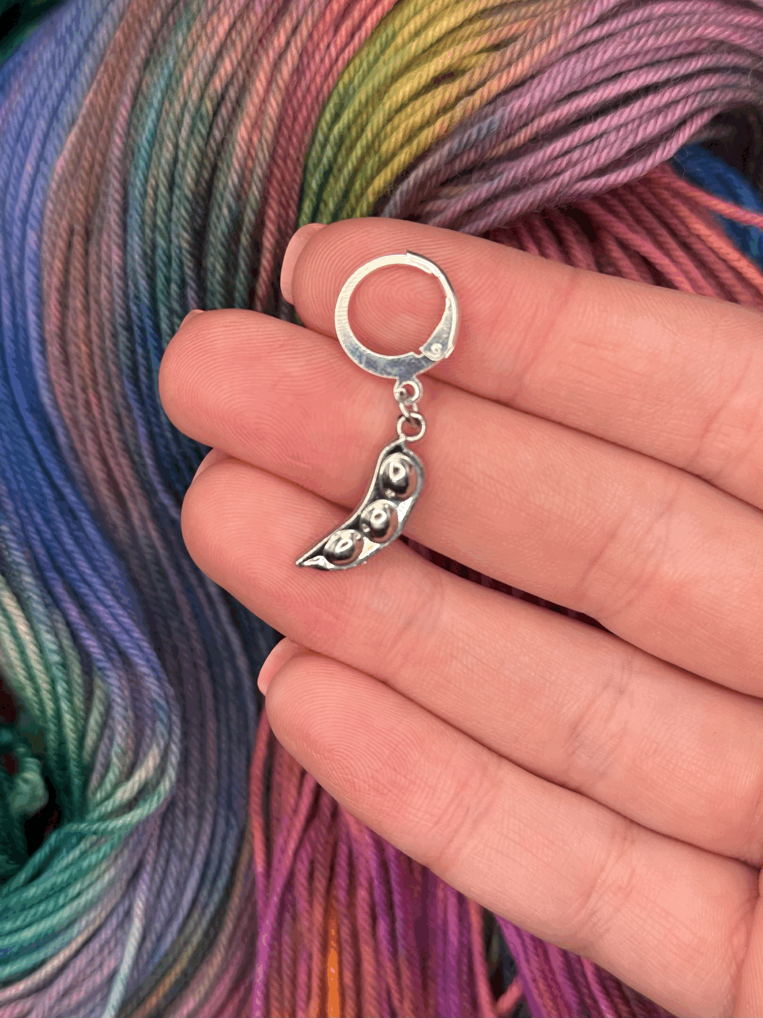 Silver Stitch Marker