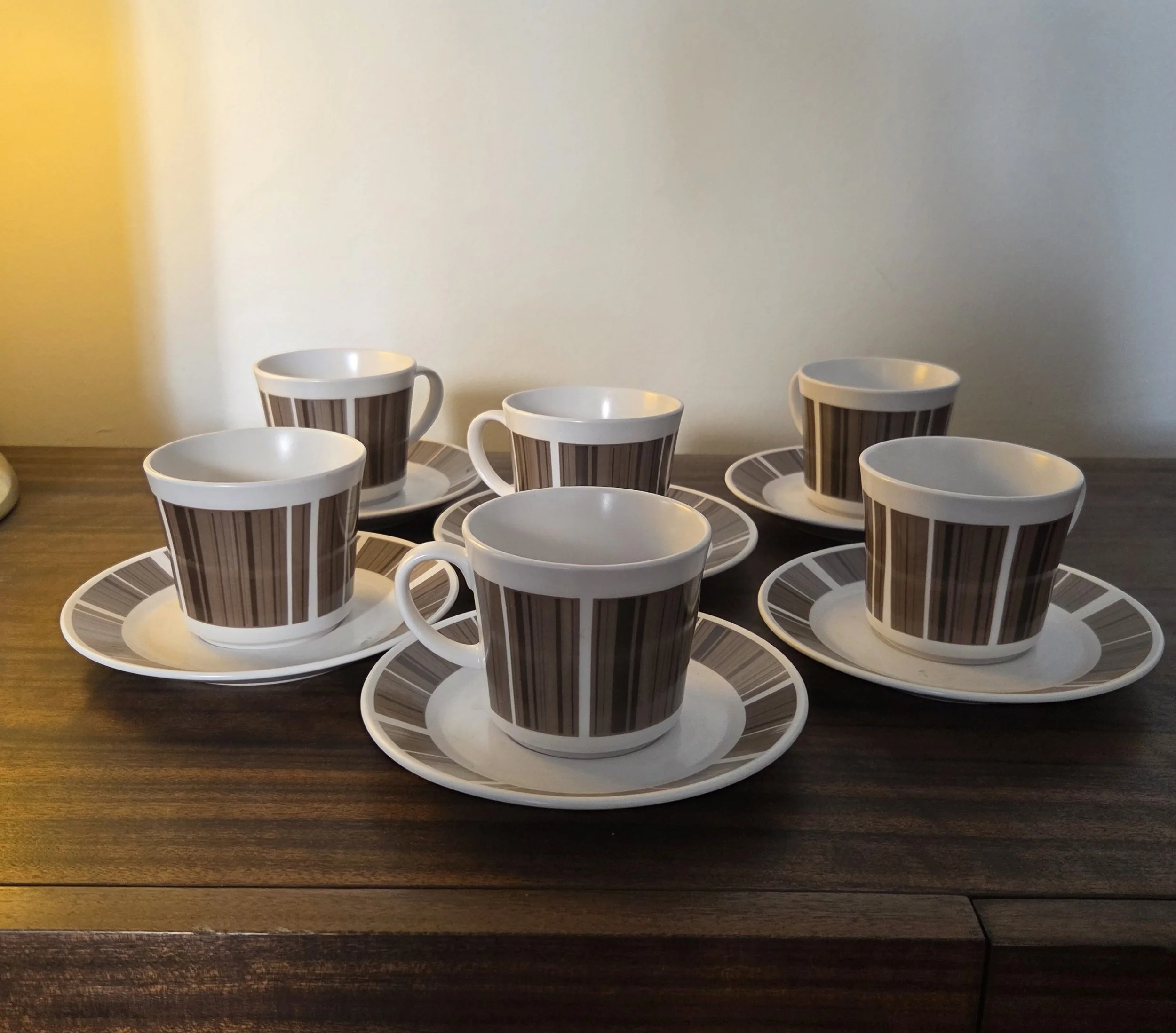 Set of 6 Noritake  Progression Tea set