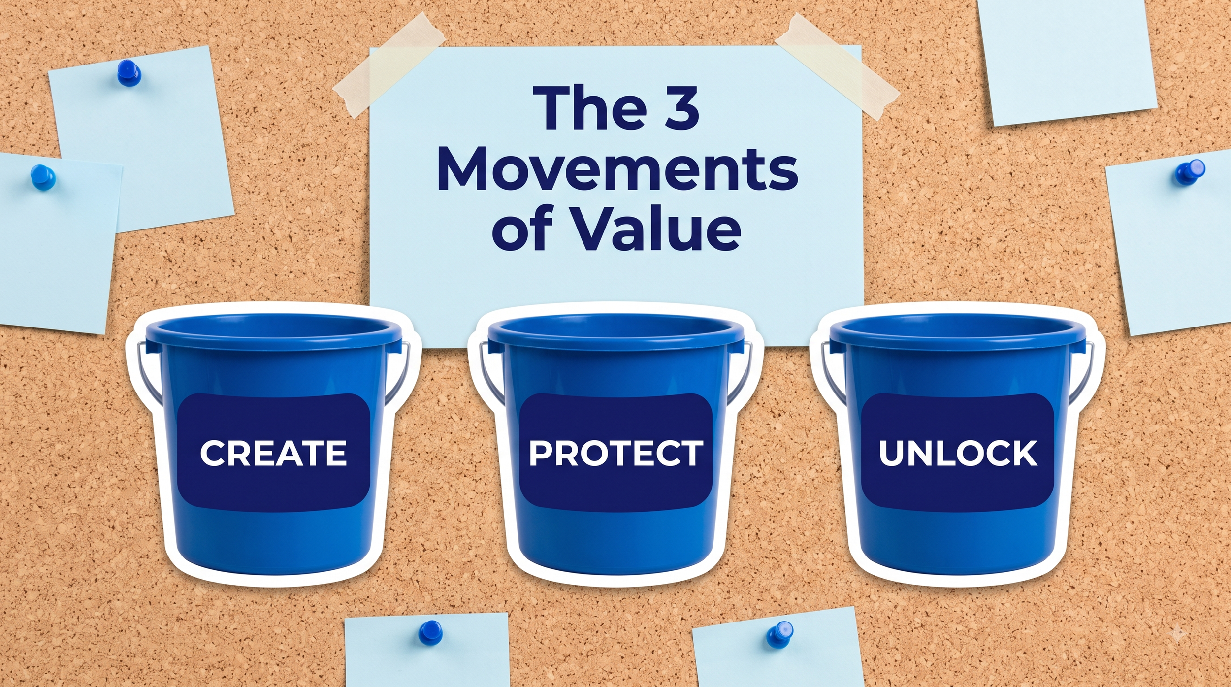 The 3 Movements of Value: Create, Protect and Unlock