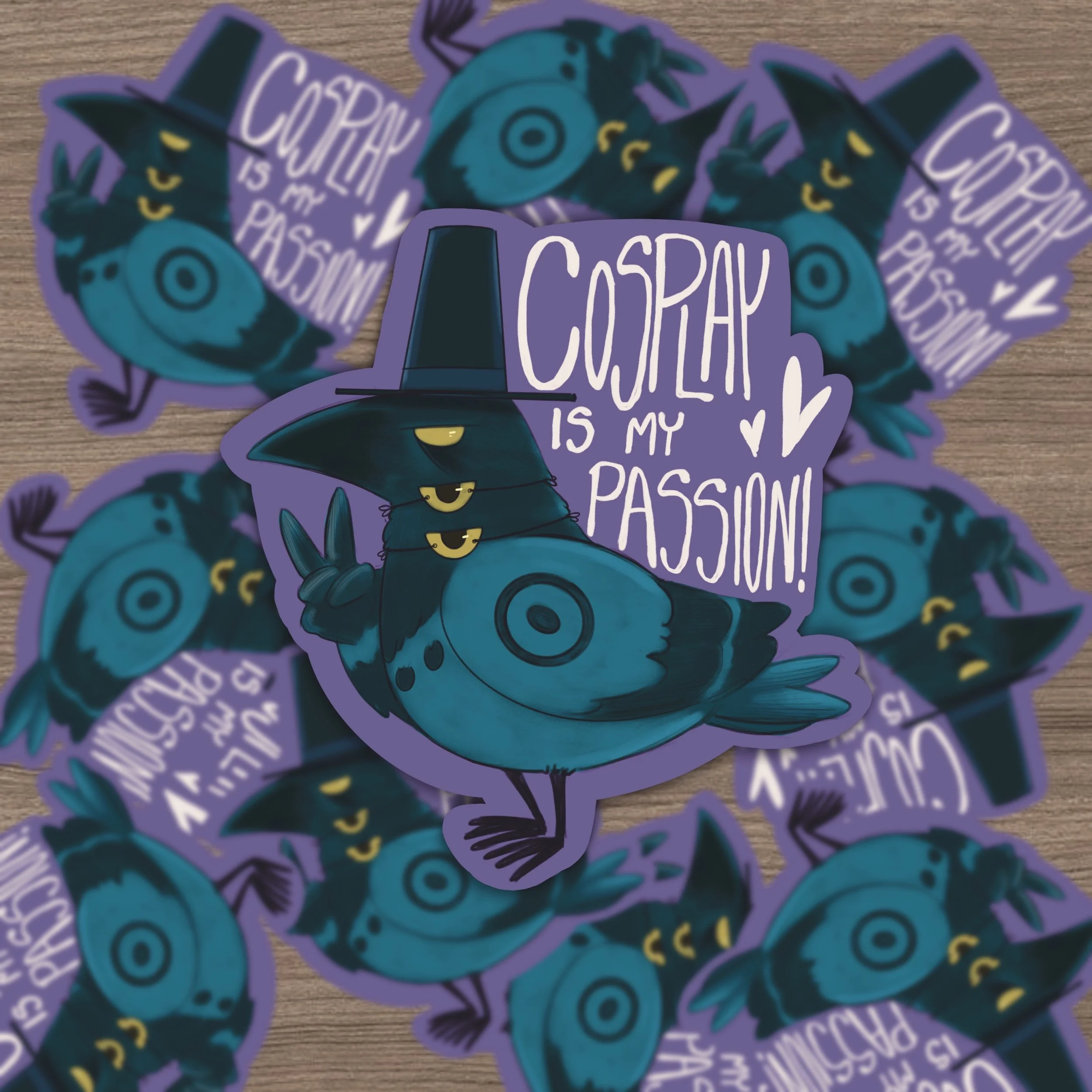 Cosplay is my passion Sticker