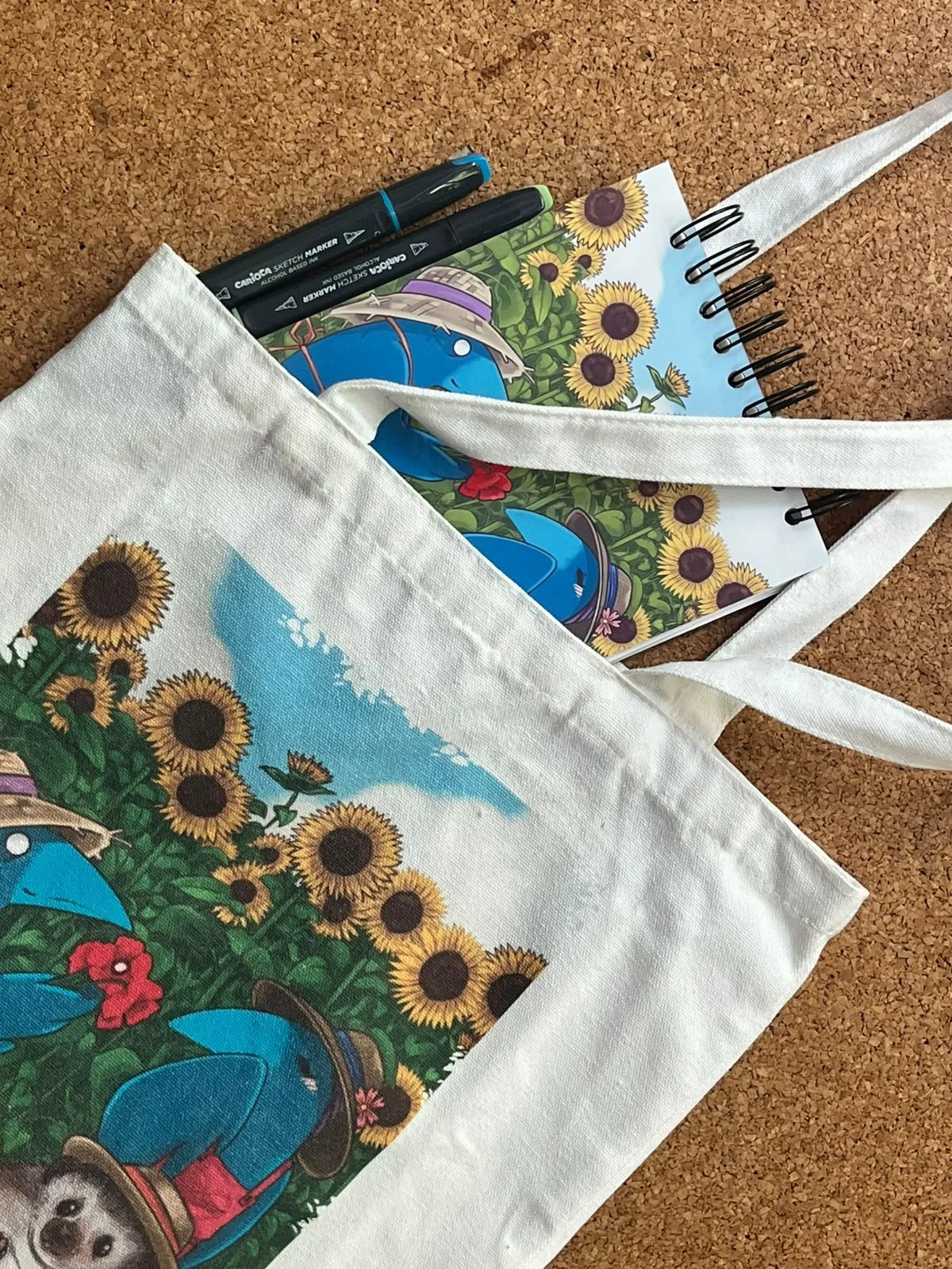 Tote bag small raven raven half.jpeg