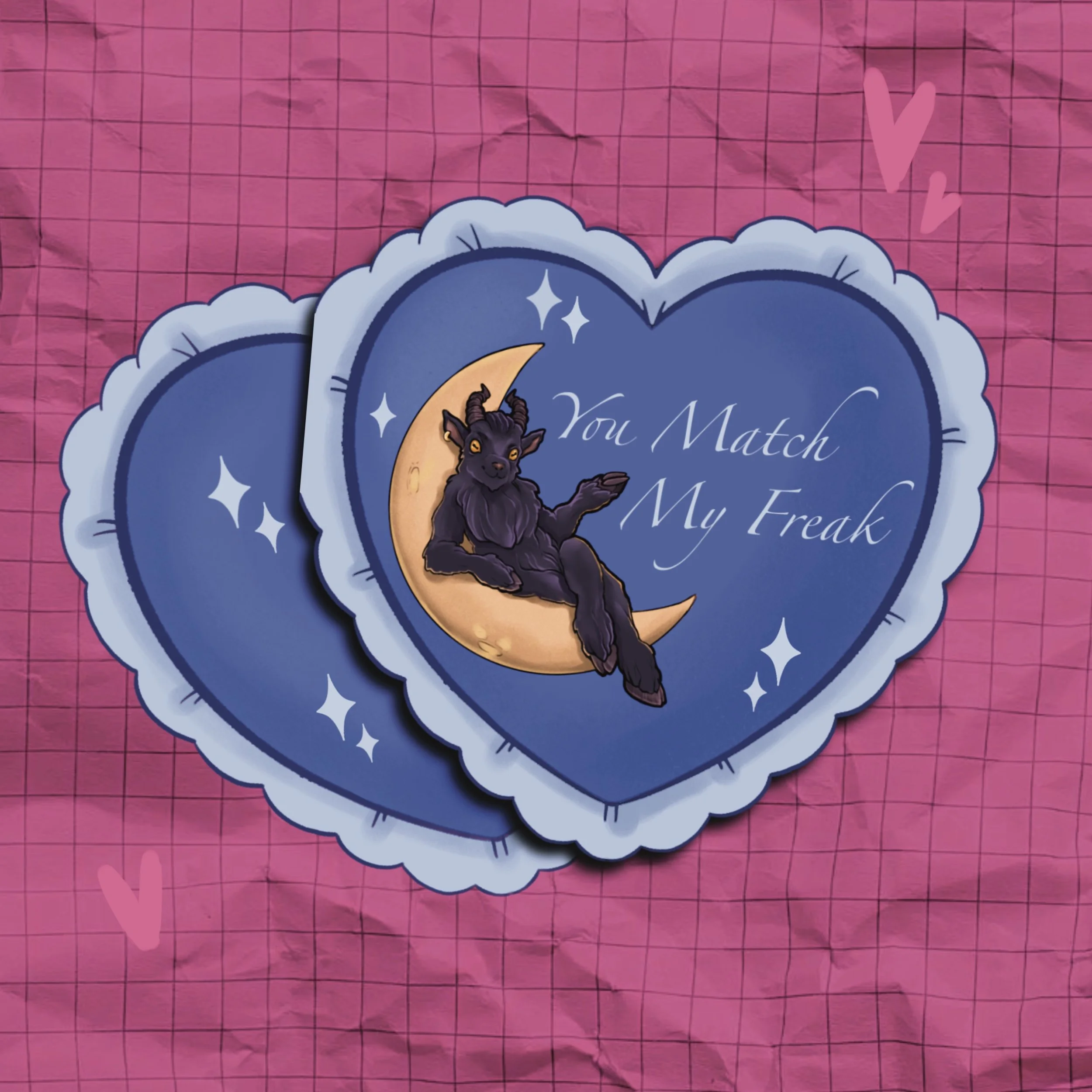 “You match my freak” card