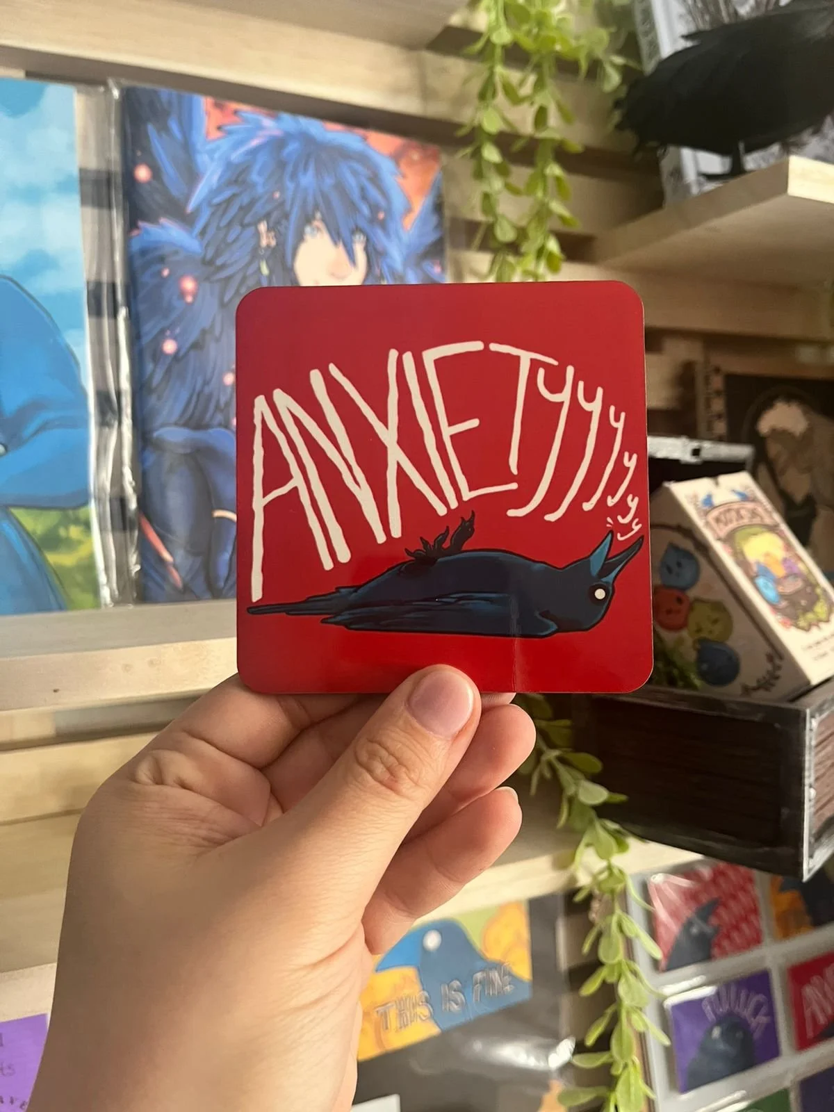 Anxiety Handmade Coaster