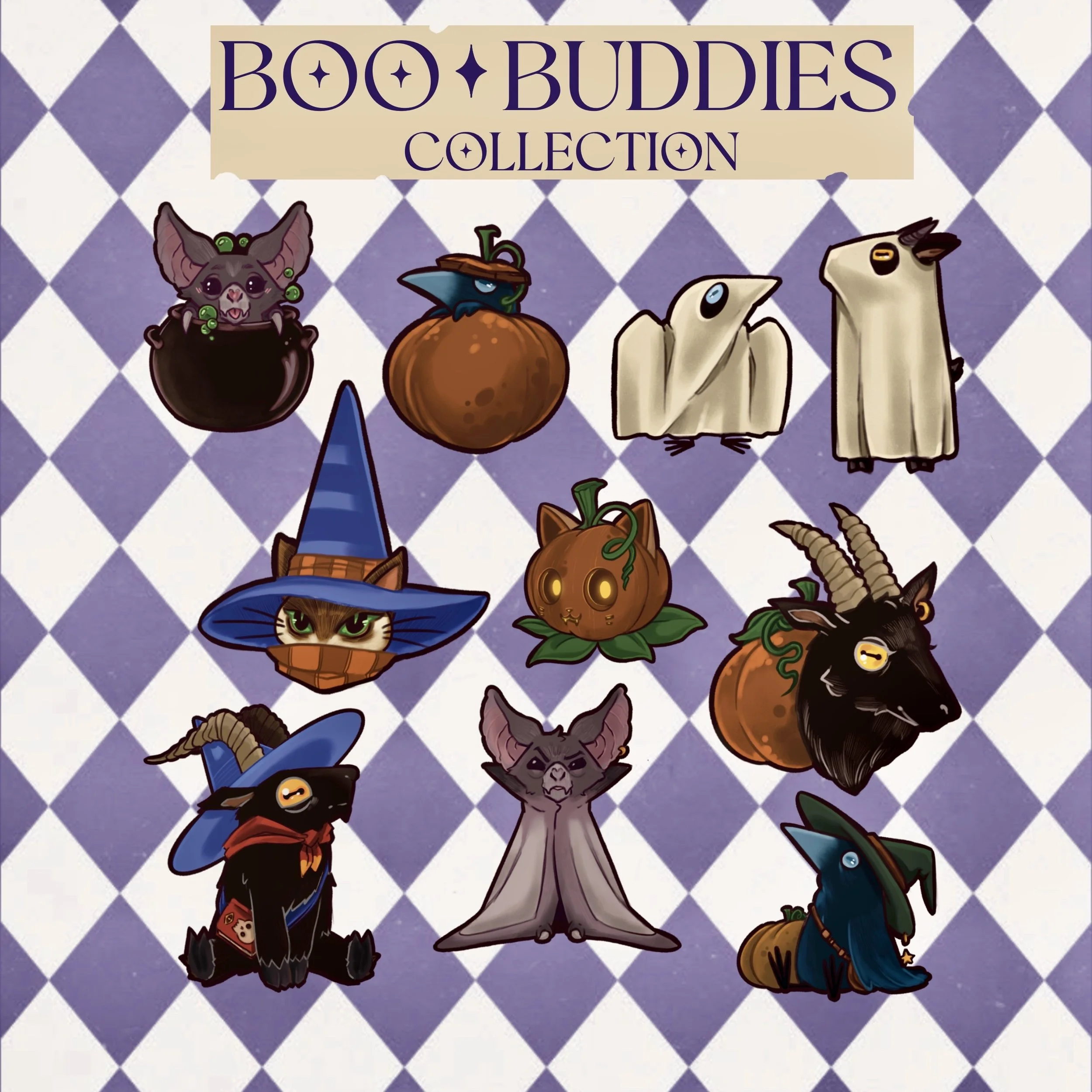 Boo-buddies Sticker collection