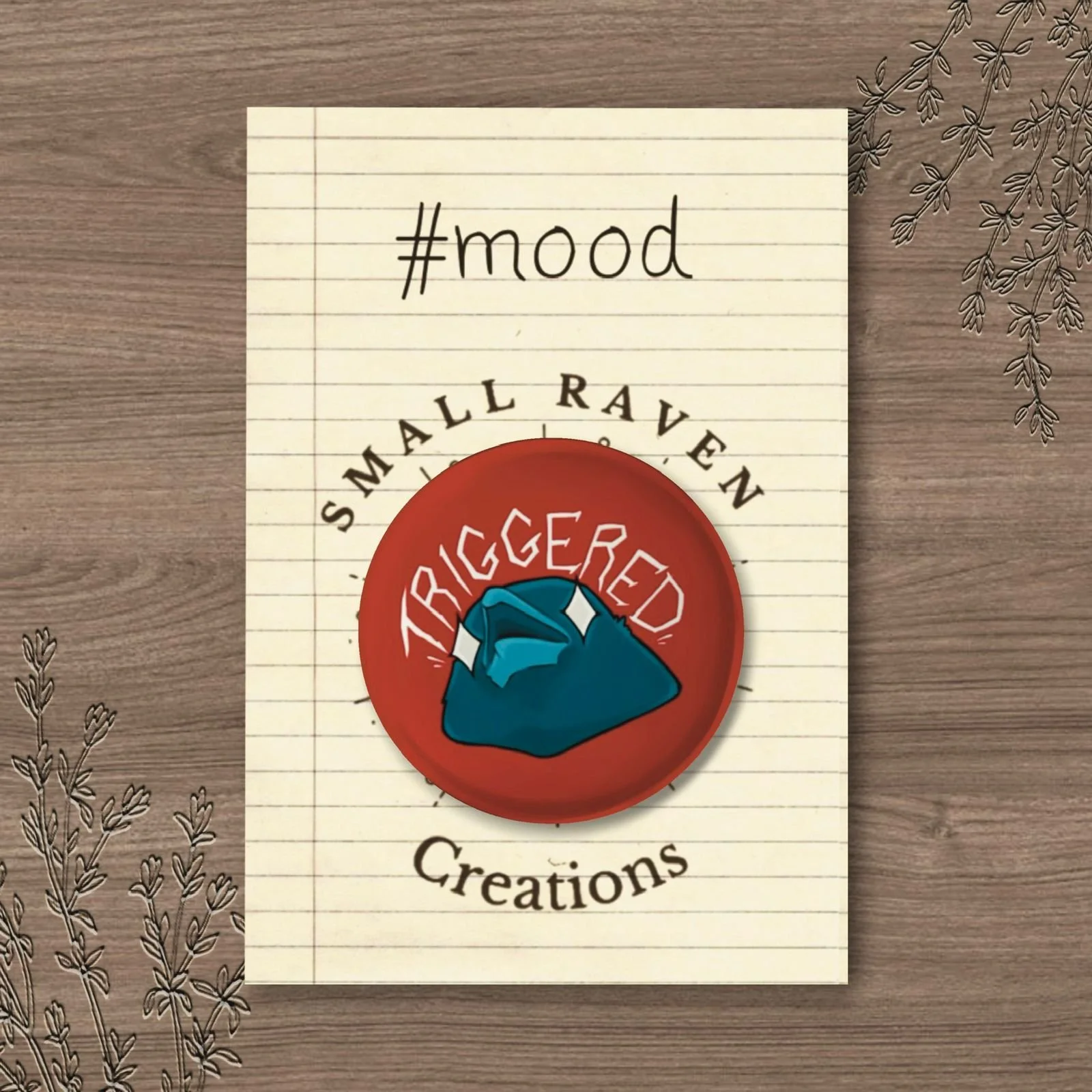 Triggered Button Pin