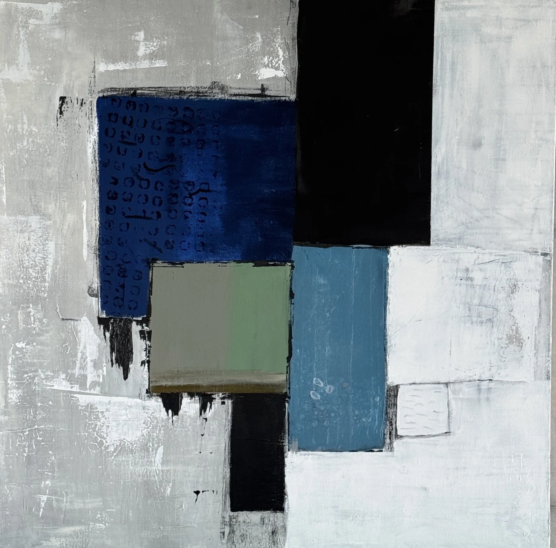 100 x 100 - Basis Acryl, Mischtechnik auf Leinwand