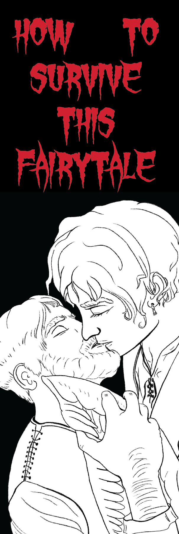 Commission for How To Survive This Fairytale by S M Hallow: Hans and Cyrus Bookmark Design (2)