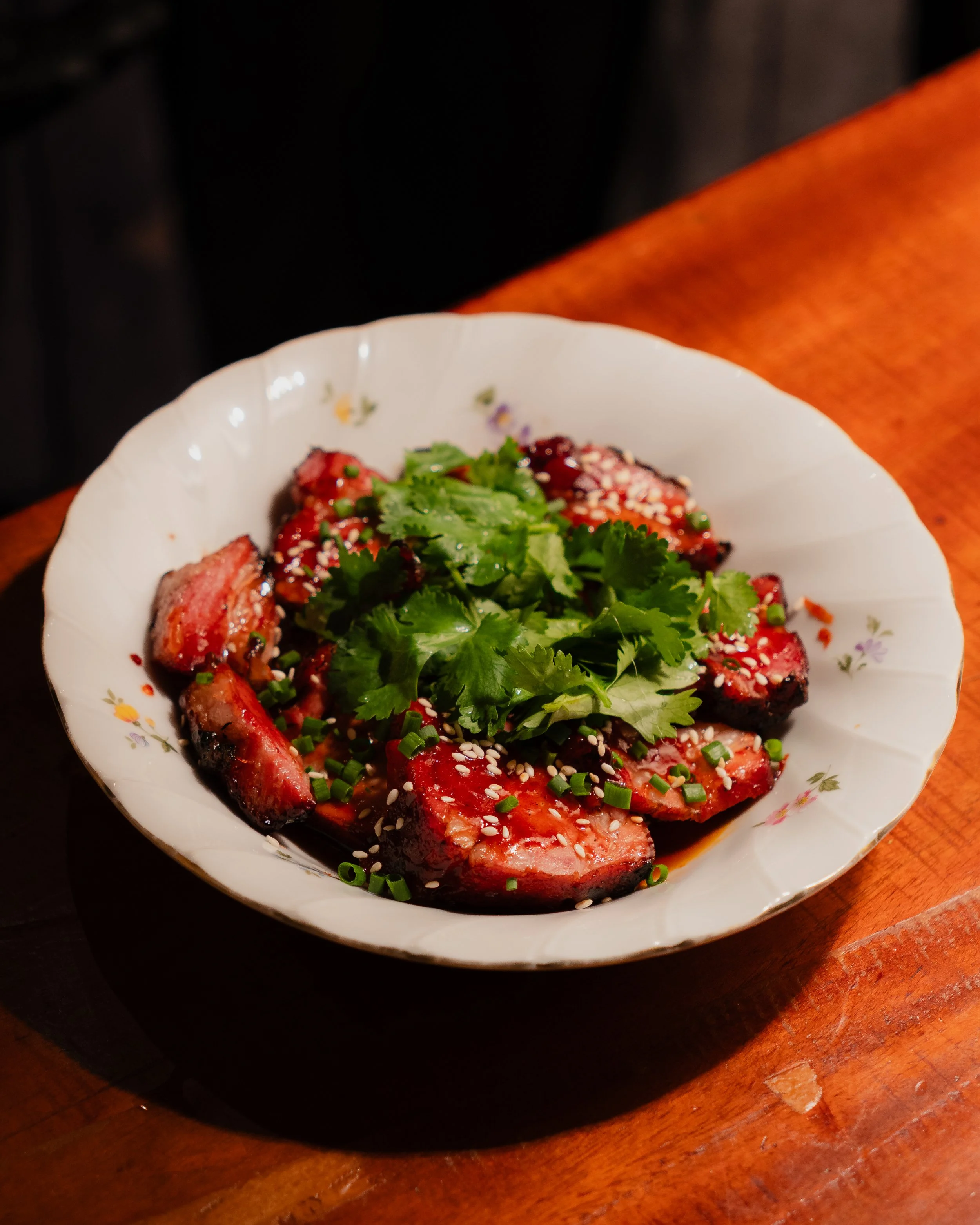 หมูแดงย่าง | Slow-Roasted Barbecued Pork 380.-