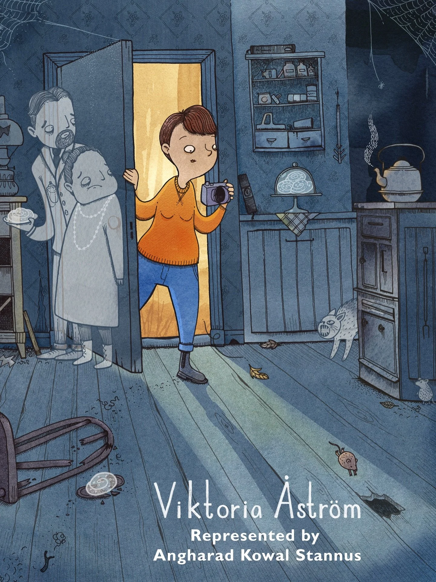 Hello October and Happy #kidlitartpostcard Day! 👻
This month always brings a little extra magic (and some spooky ghosts!). ✨
I’m also open for new illustration projects. If you’re an art director, editor, or book designer, you can reac