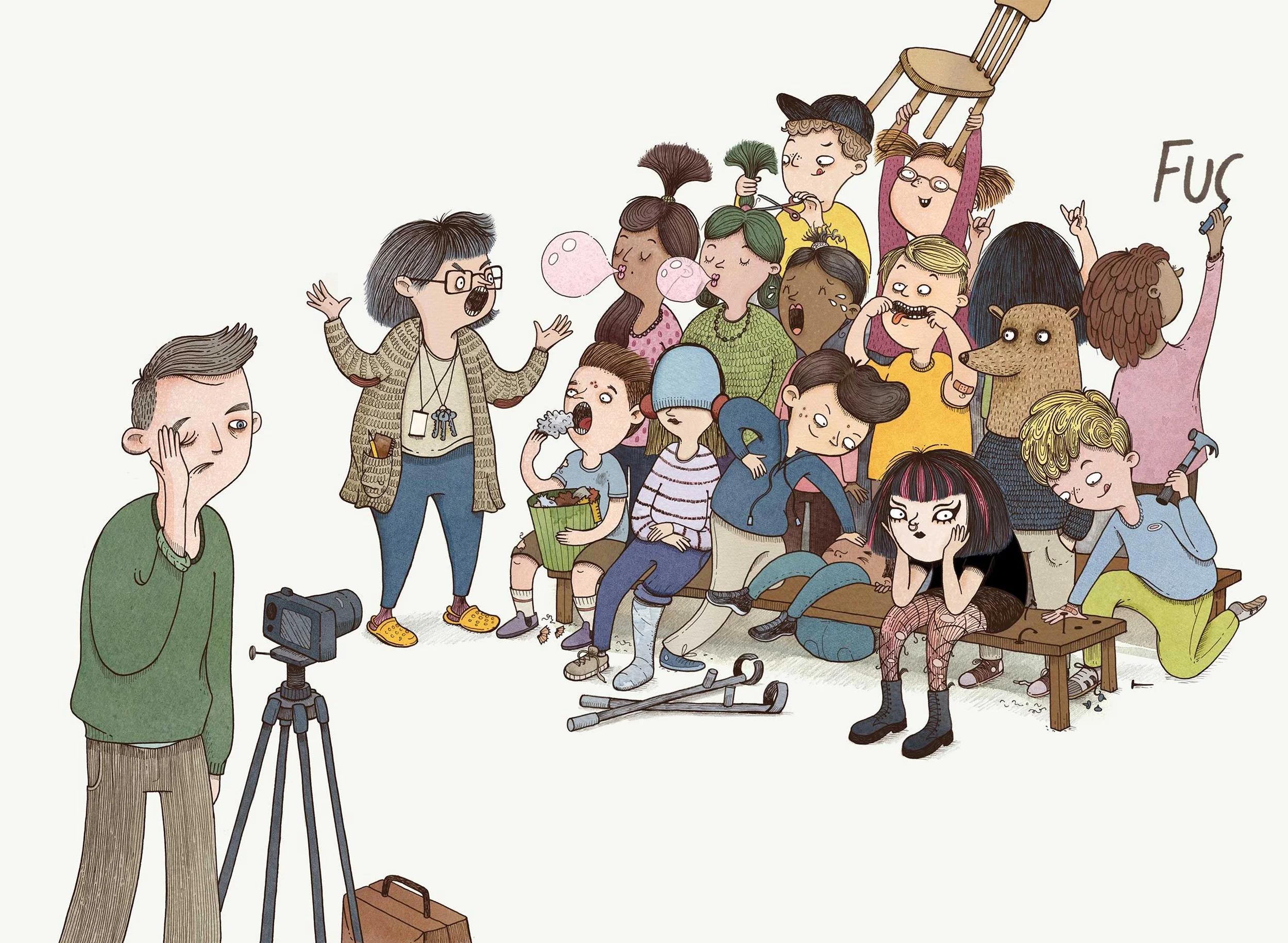 Kidlit illustration high school photographer