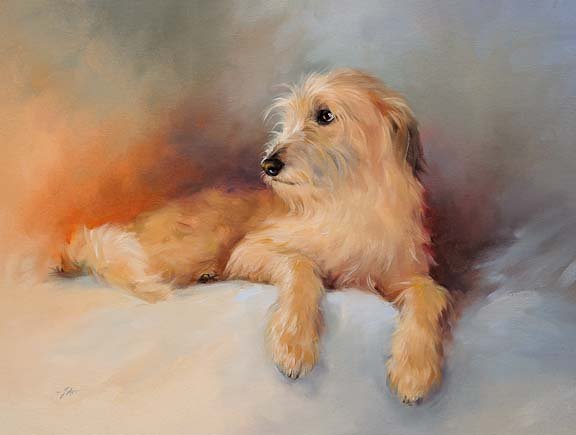 A collection of canine fine art prints. Images of pedigree dogs, greyhounds and lurchers and scenes from Crufts dog show. Pedigree dogs and breeds. From original oil paintings by Jacqueline Stanhope.