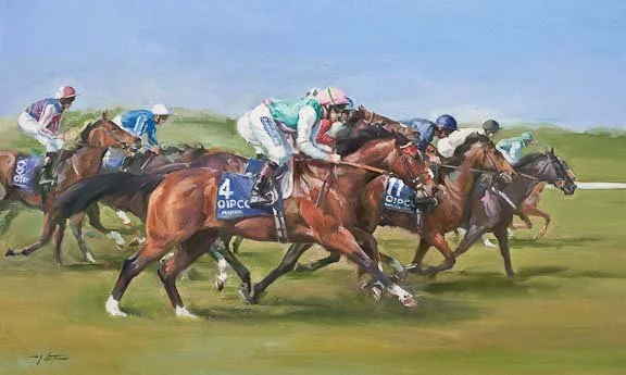An equine art gallery with prints of horses such as Frankel, Auguste Rodin, Enable, Galileo, Nijinsky, Northern Dancer and The Minstrel. From original oil paintings by Jacqueline Stanhope.