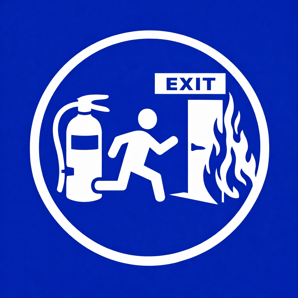 Slökkvitæki og rýming