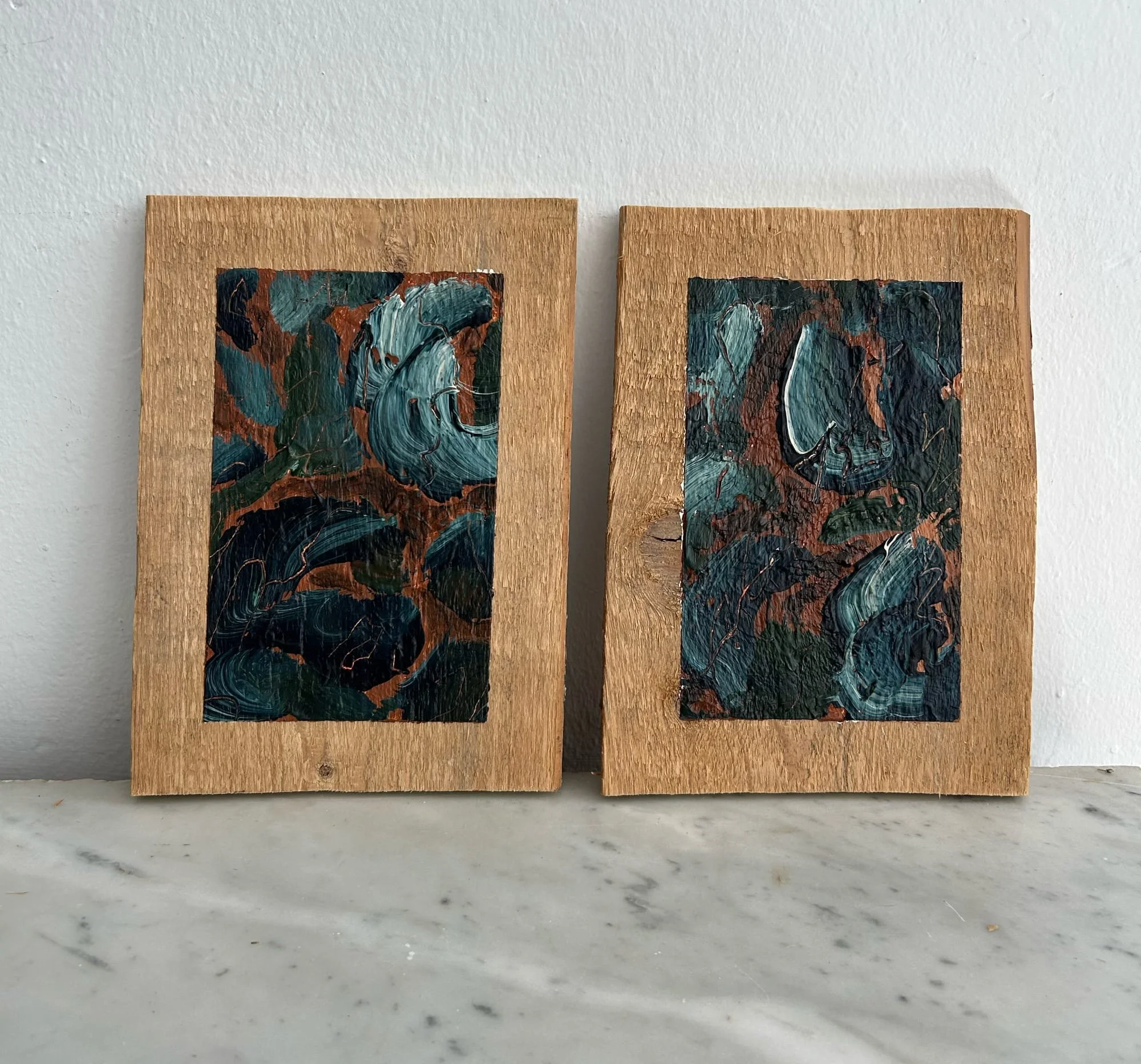 Otoño, díptico, 2025