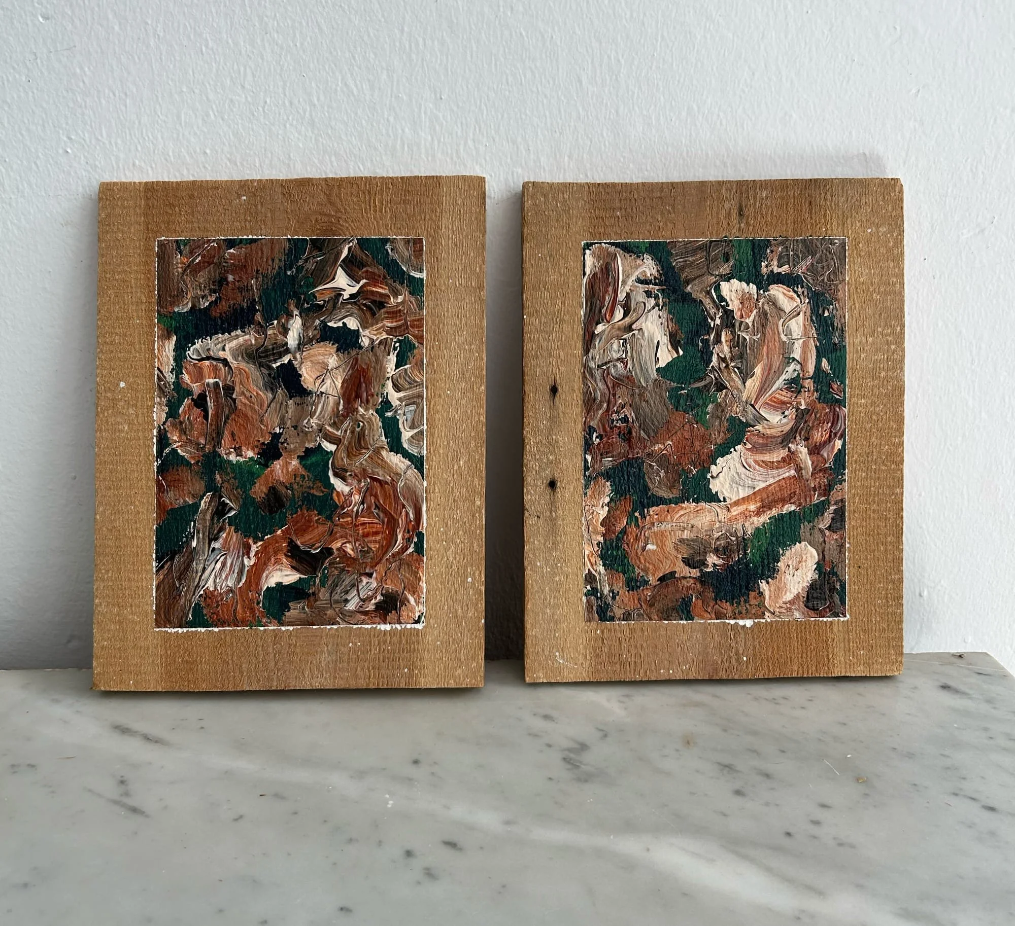 Verano, díptico, 2025