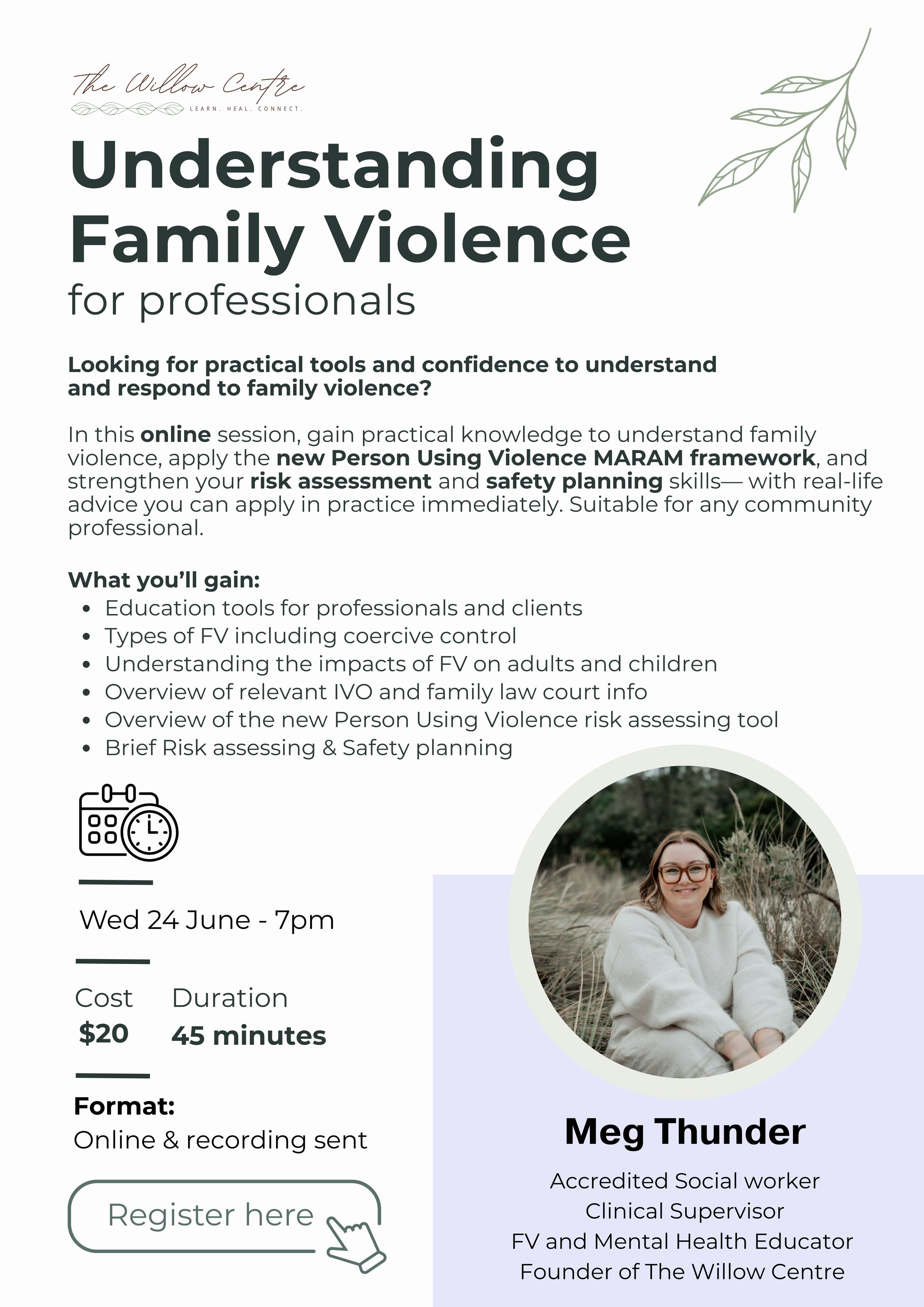 Understanding Family Violence Webinar