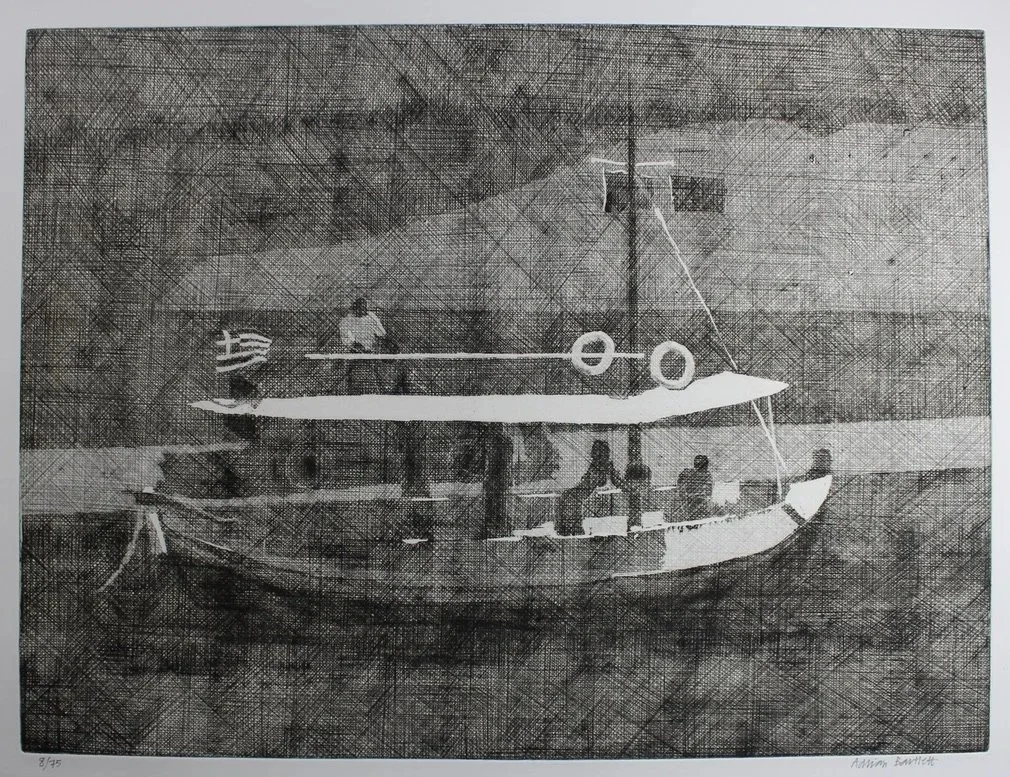 Loading the Caique - 1999 - Etching - 45 x 61 cm