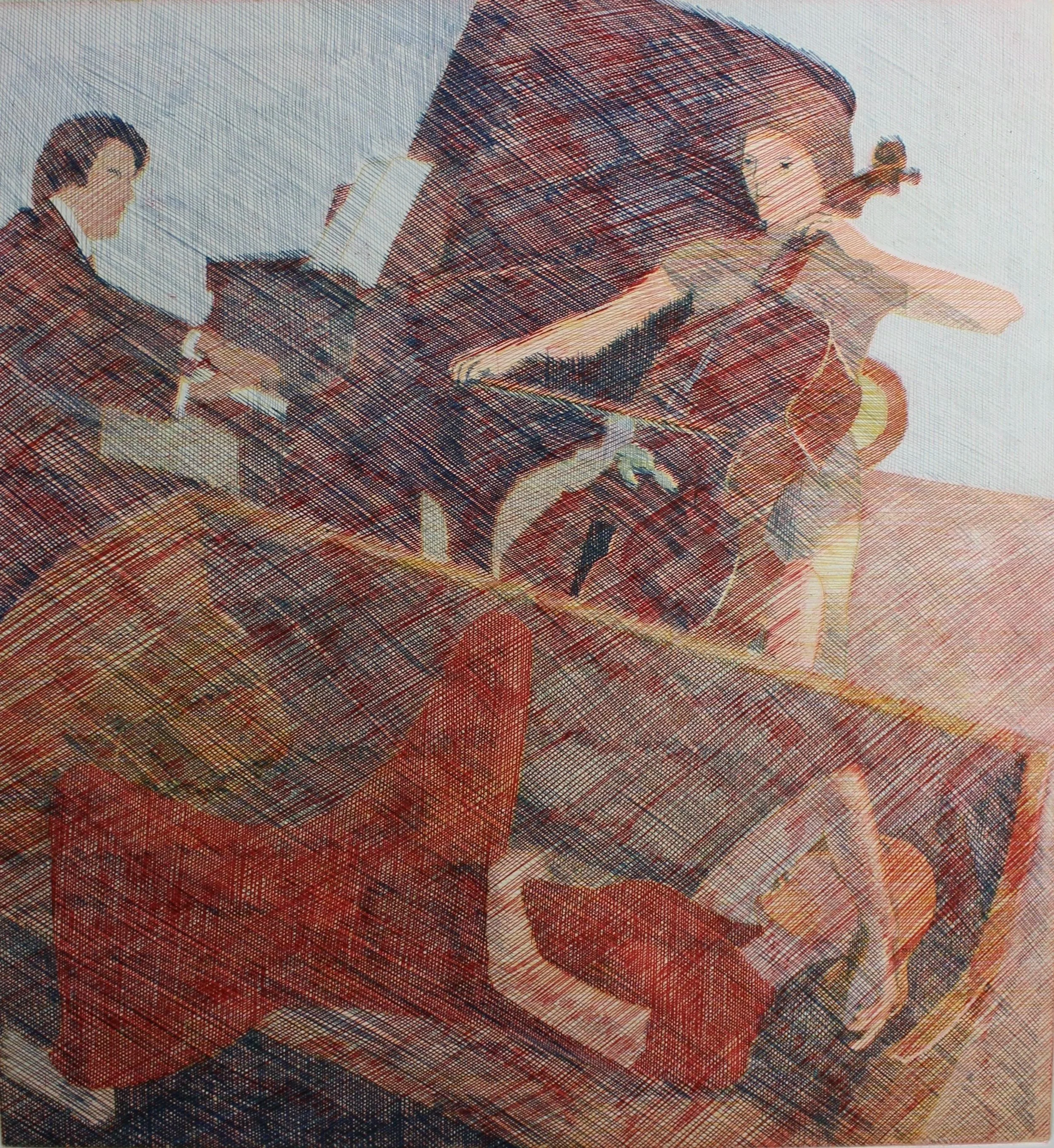 Music - 1978 - Etching - 40 x 37 cm